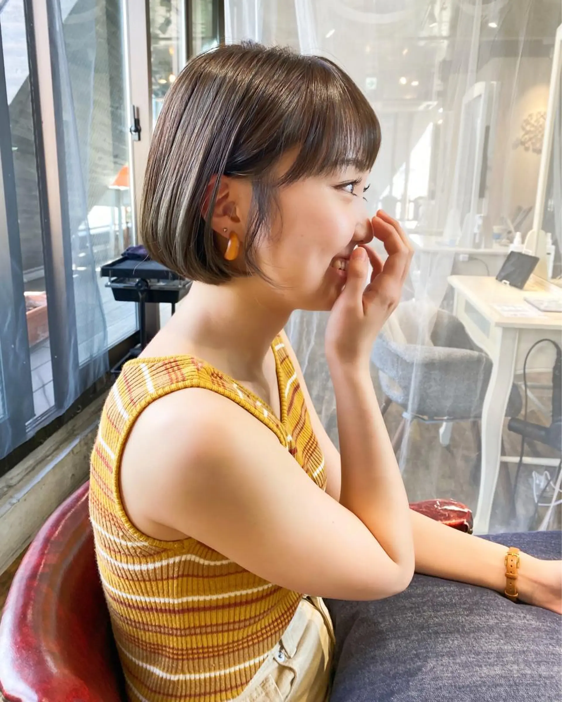 ショート カット ヘアカラー トリートメント マーゴ  by ガーデン浦和 margaux by garden所属・ヒラヤマ ユウスケのヘアスタイル