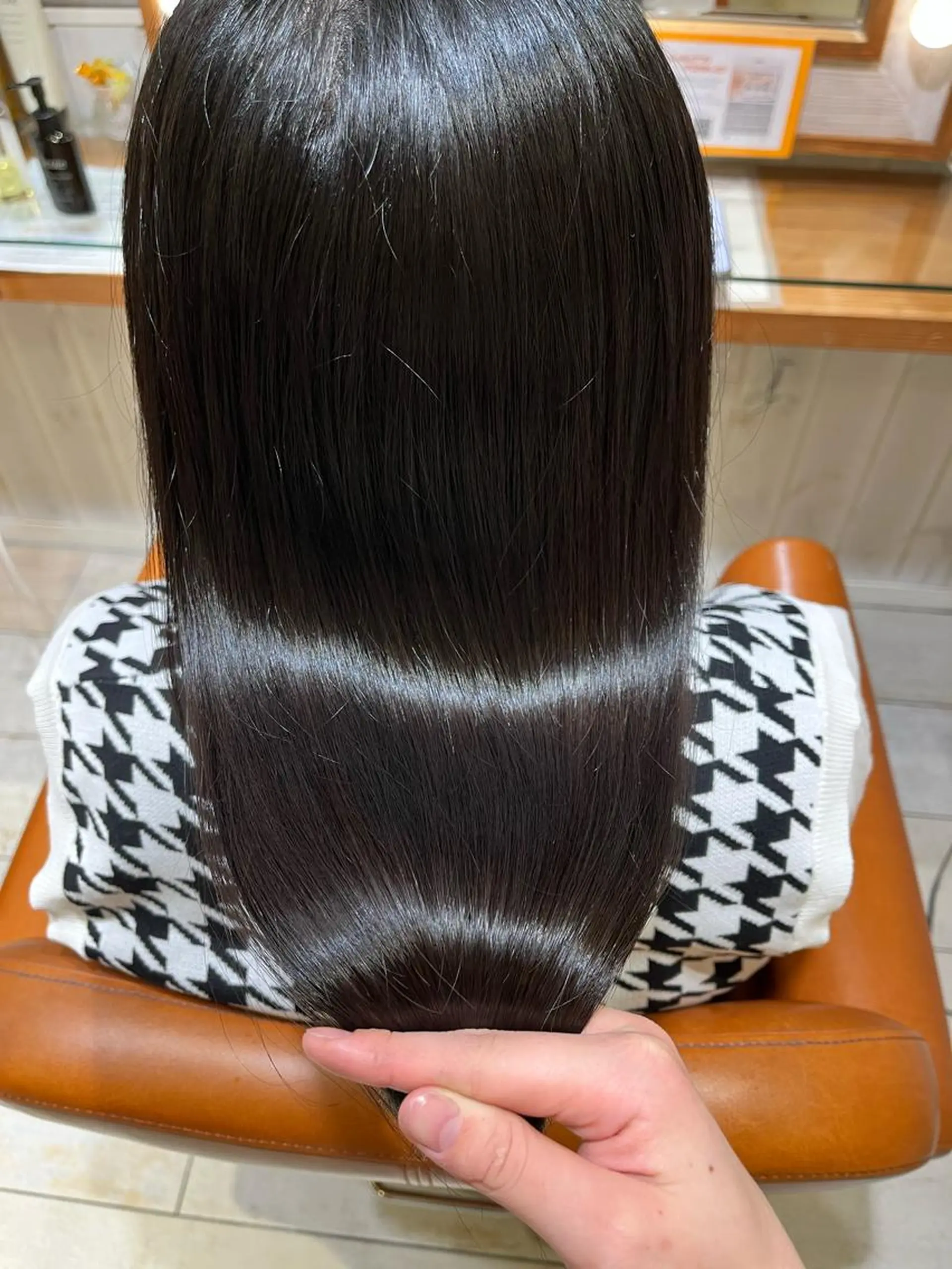 ロング カラー 縮毛矯正 トリートメント ななる 👀モデル募集中!!のヘアスタイル