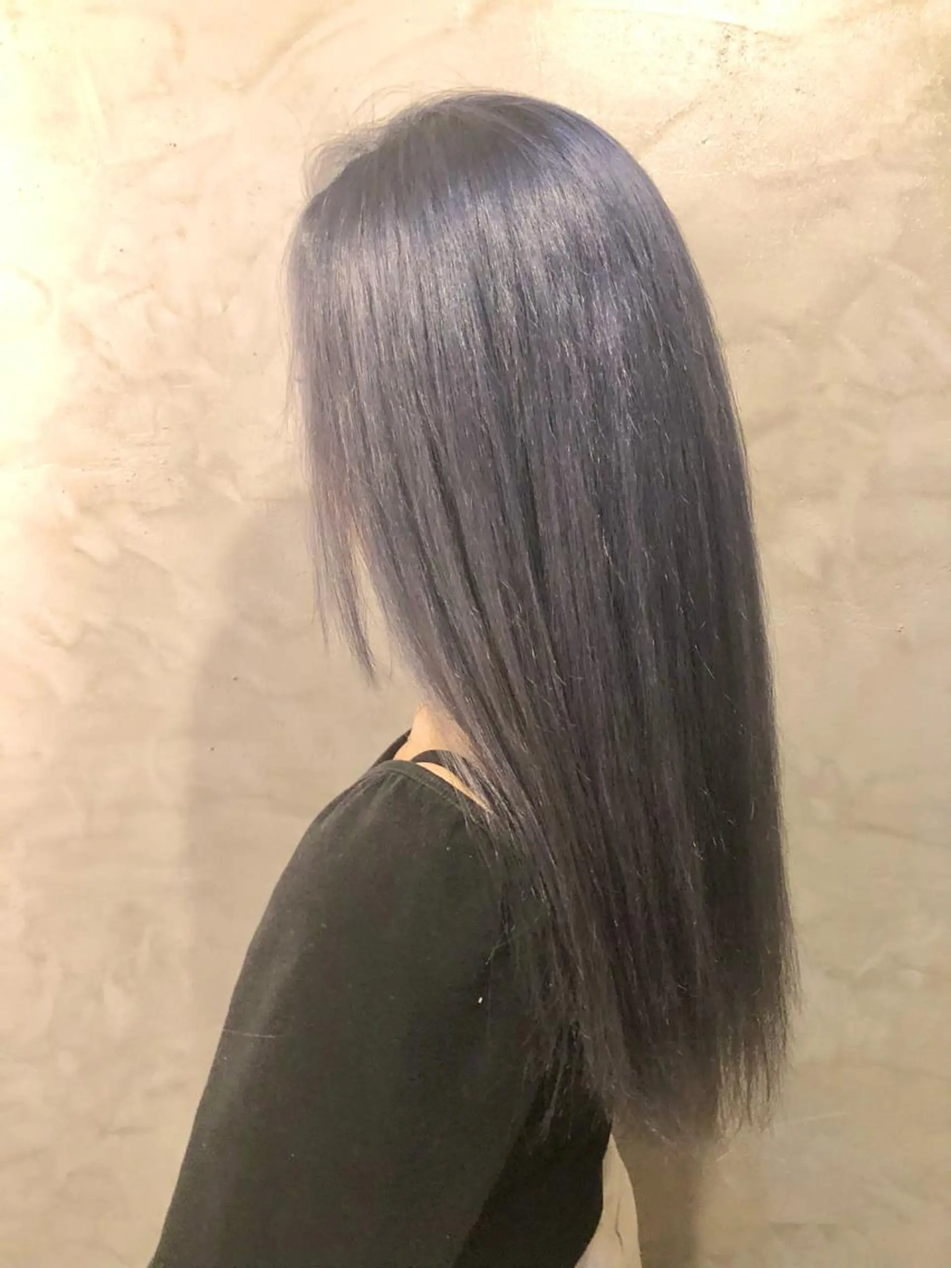 ロング カラー ラベンダーカラー シルバー ヘアカラー FUJINO RYOのヘアスタイル