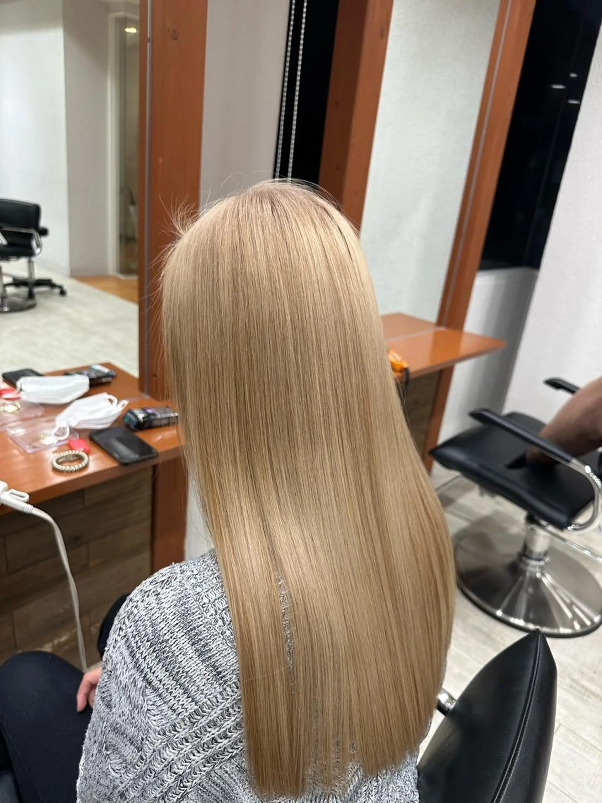 ロング カラー ブリーチ MONIQA所属・🐲RYUKI メンズブリーチのヘアスタイル