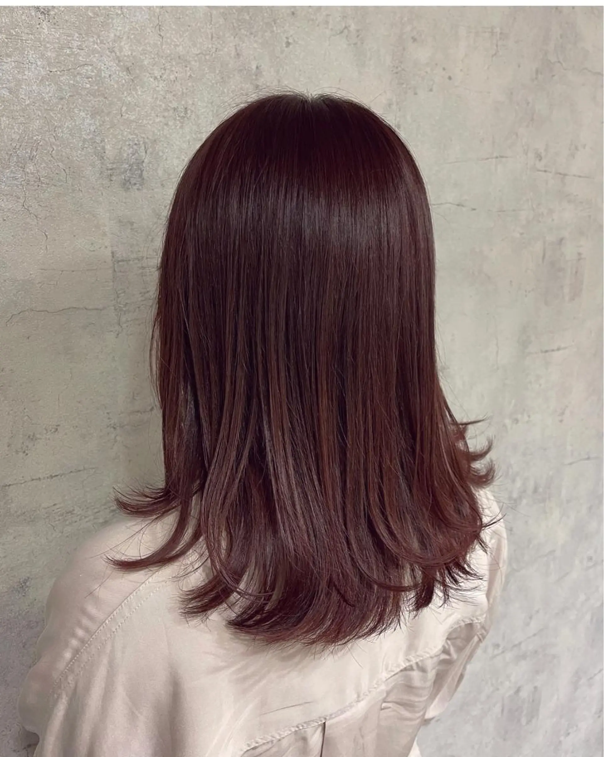 セミロング カラー ヘアカラー 唐澤 千尋のヘアスタイル