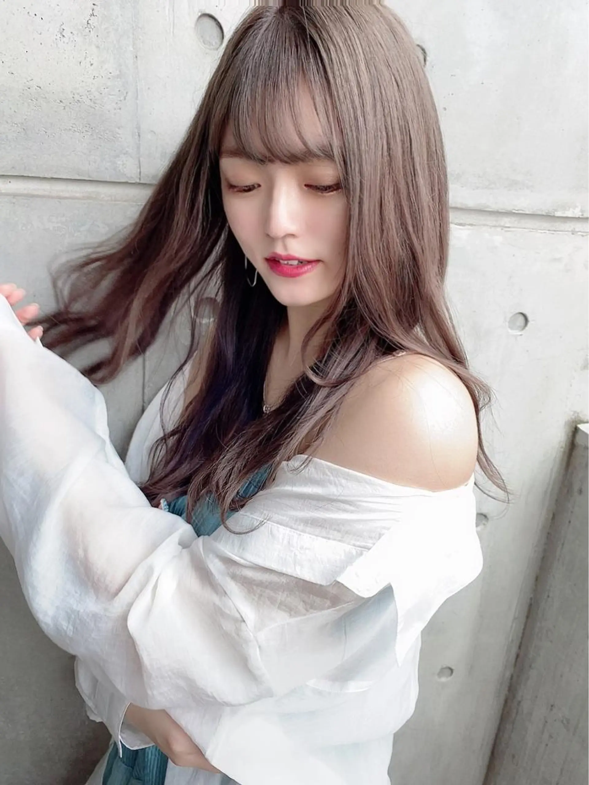 ロング カラー 髪質改善/縮毛/新宿 🫧SUZUKA🫧のヘアスタイル