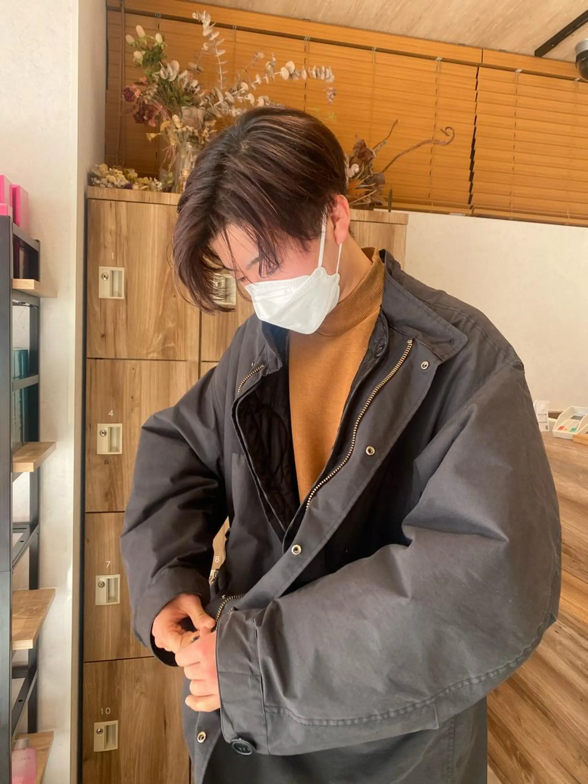 メンズ センターパート パーマ指名No1 /namiのヘアスタイル