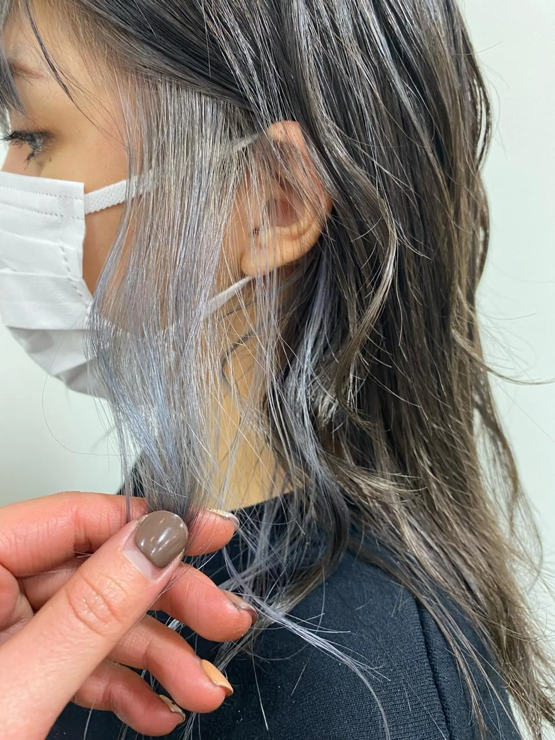 カラー 柳坪 まなのヘアスタイル