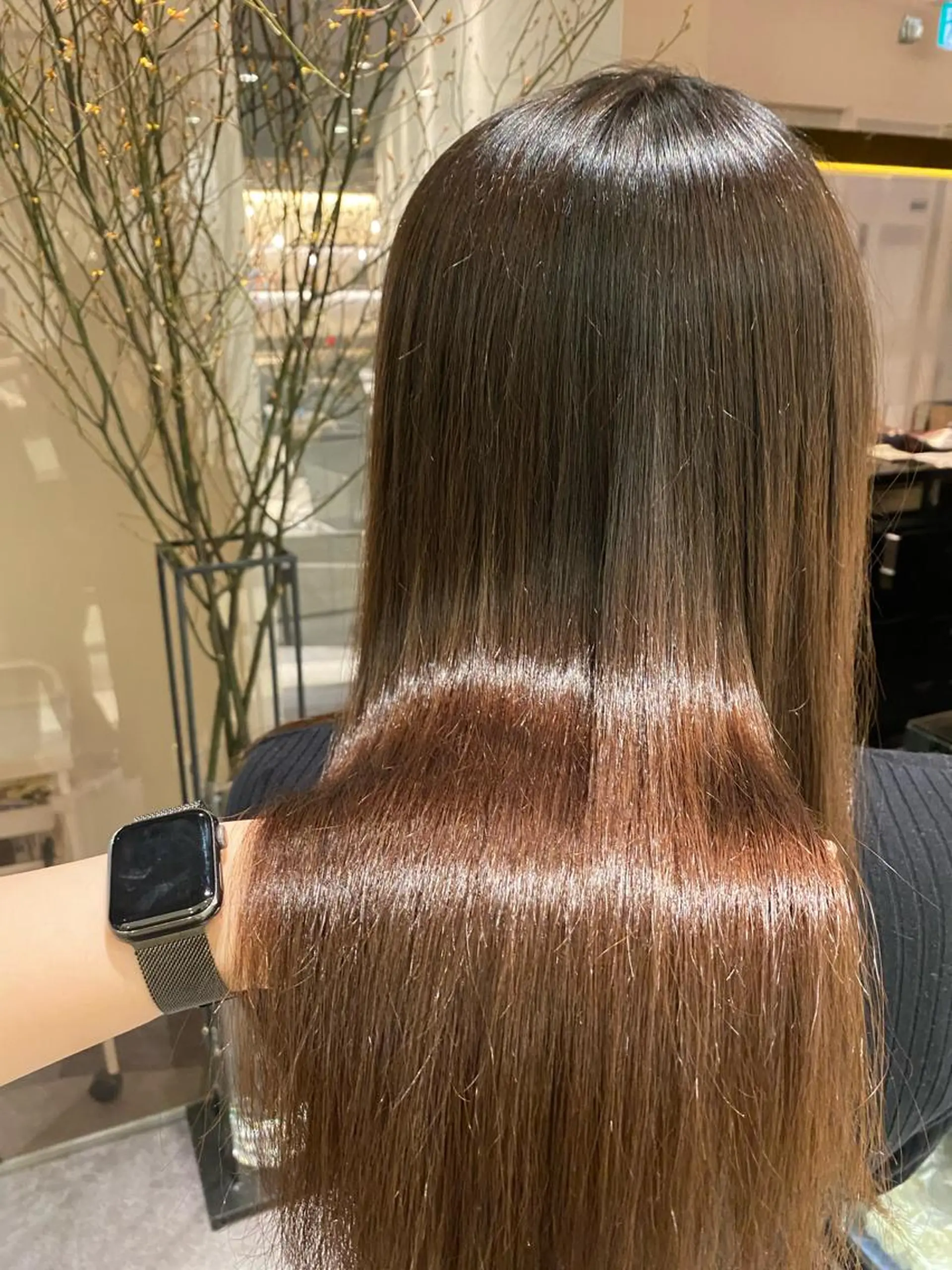 セミロング パーマ 縮毛矯正 カット ヘアカラー トリートメント 美髪矯正/ 伊藤 更のヘアスタイル