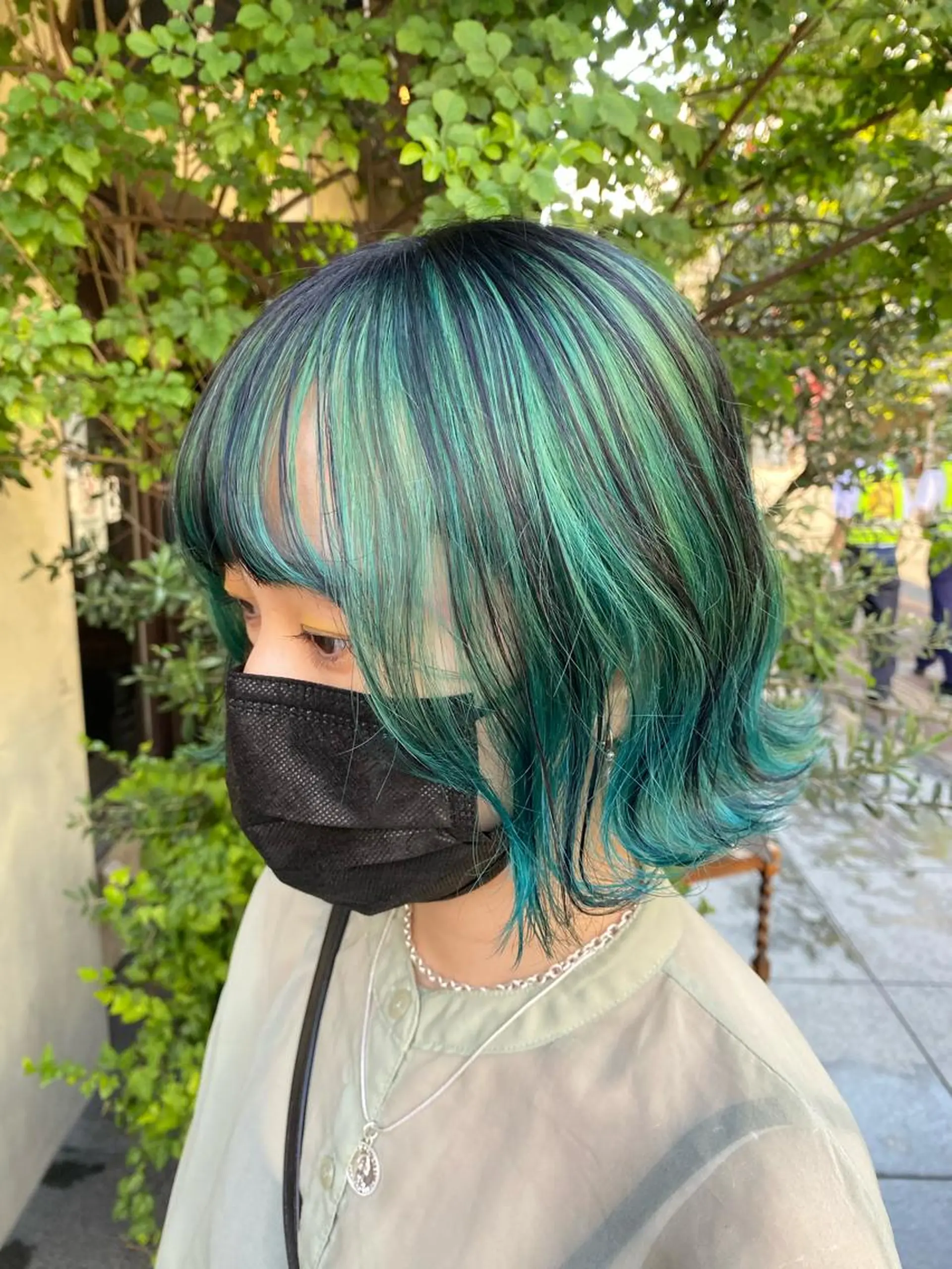 ショート カラー 酸スト/フェザー パーマ/三谷海斗のヘアスタイル