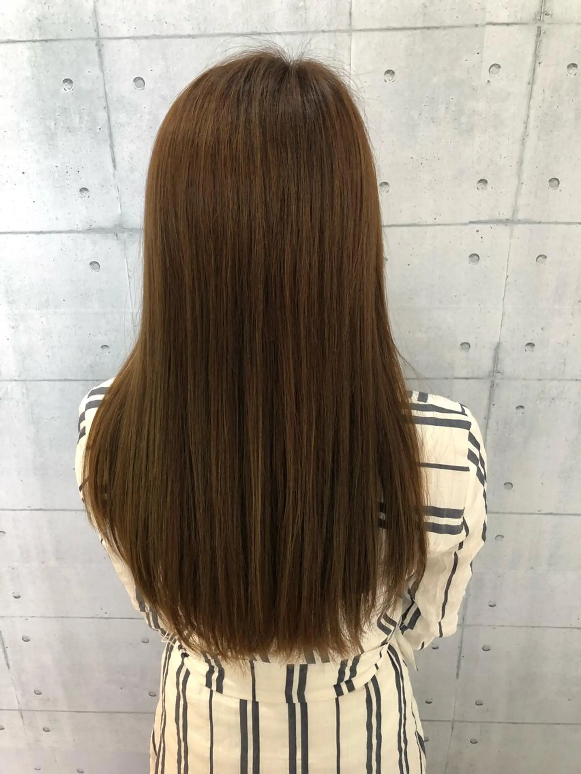 ロング カラー カット ヘアカラー 金沢 広美のヘアスタイル