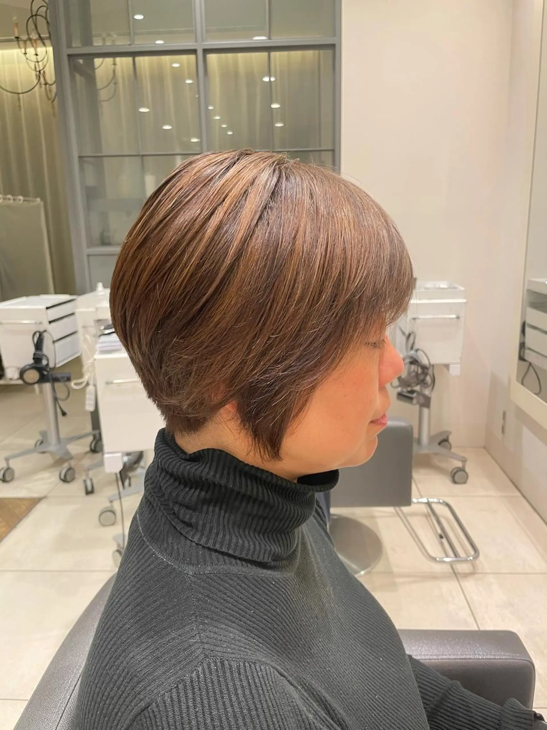 ショート ハイライト uka 東京ミッドタウン 六本木所属・🥀似合わせ🥀 柔らかカラー・タイトのヘアスタイル