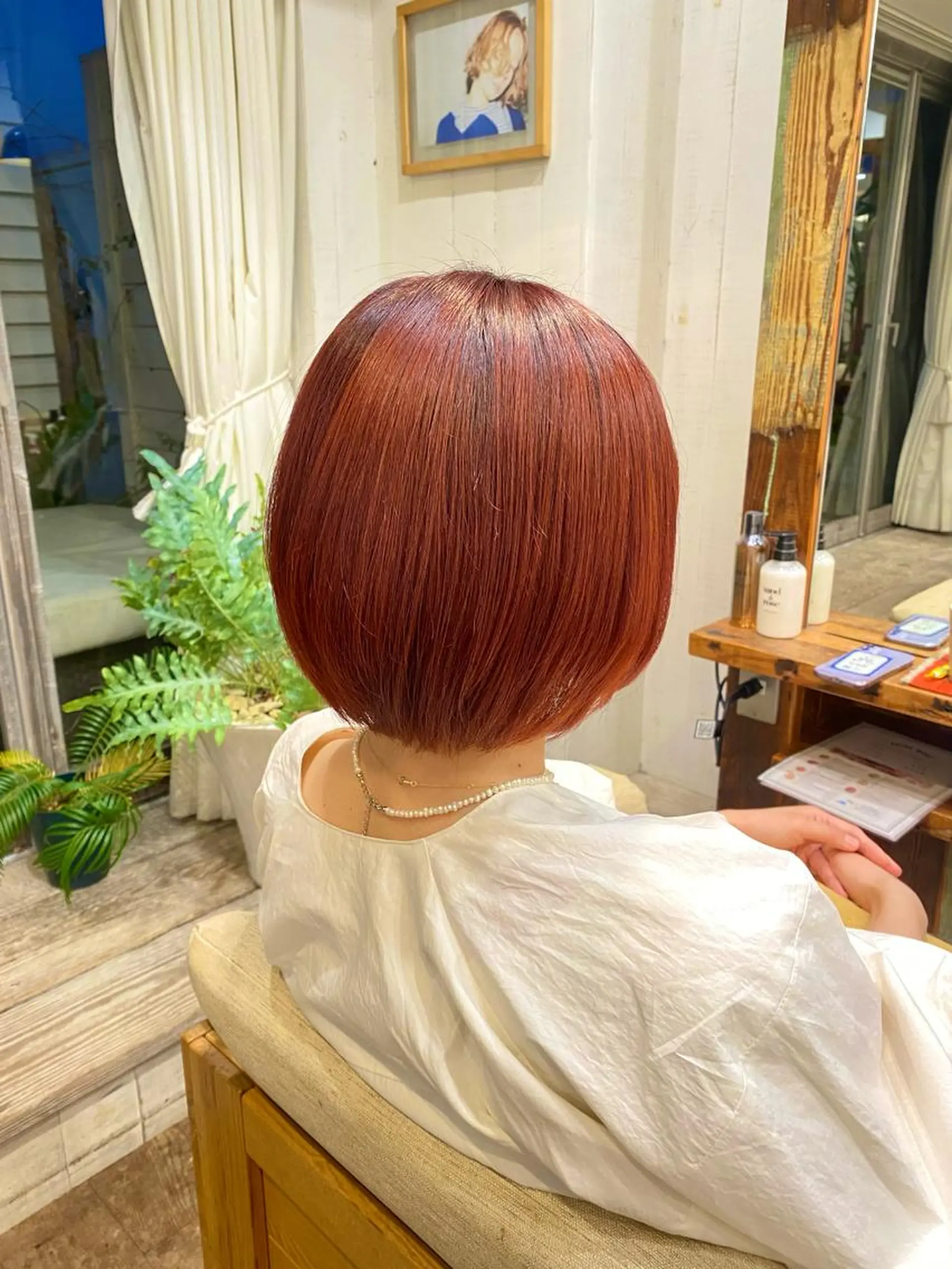 ショート カラー ‎🤍透明感カラー 【仙川】セリナ‎🤍のヘアスタイル