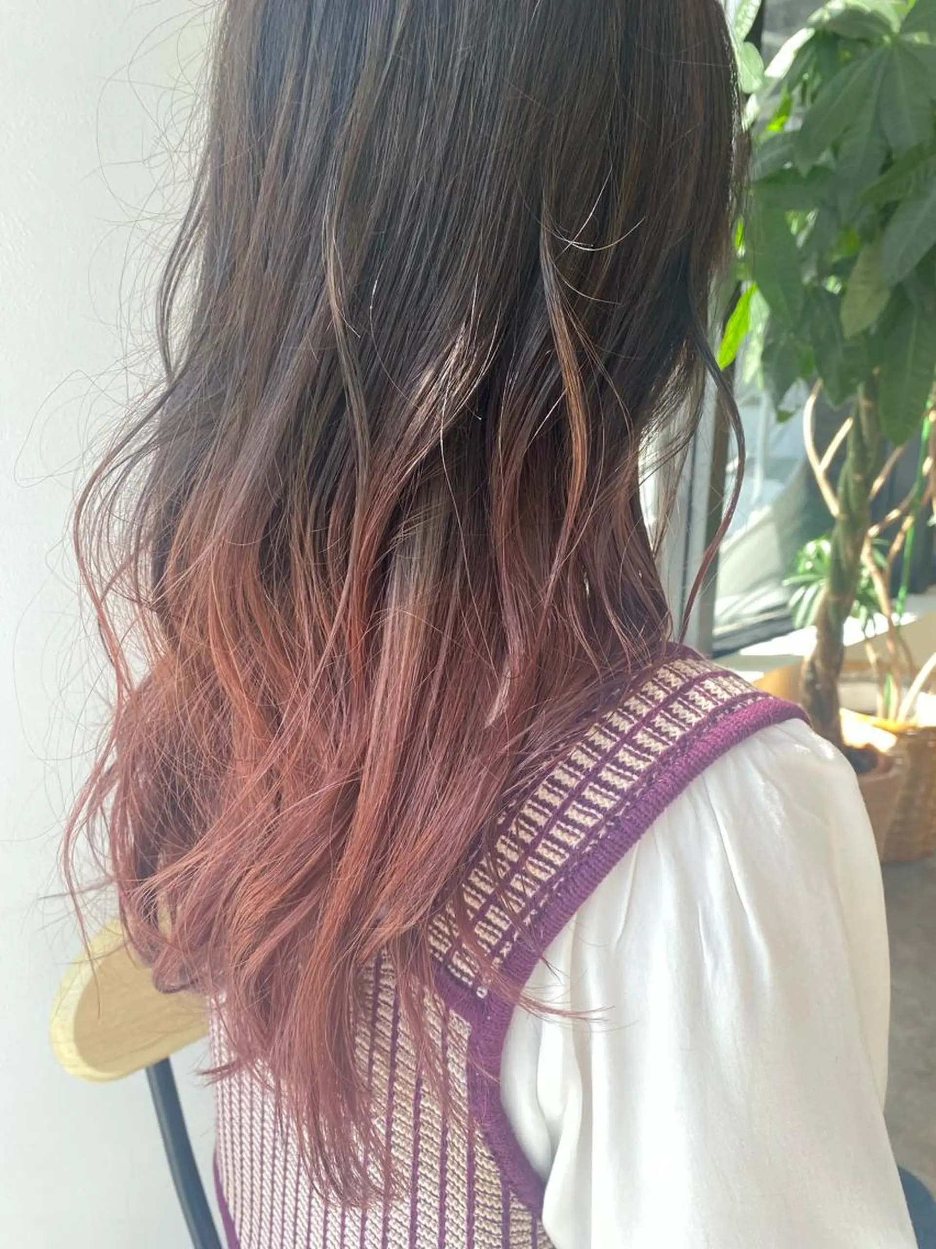 カラー グラデーションカラー ピンクカラー カット ヘアカラー オスズ 🎀´-のヘアスタイル