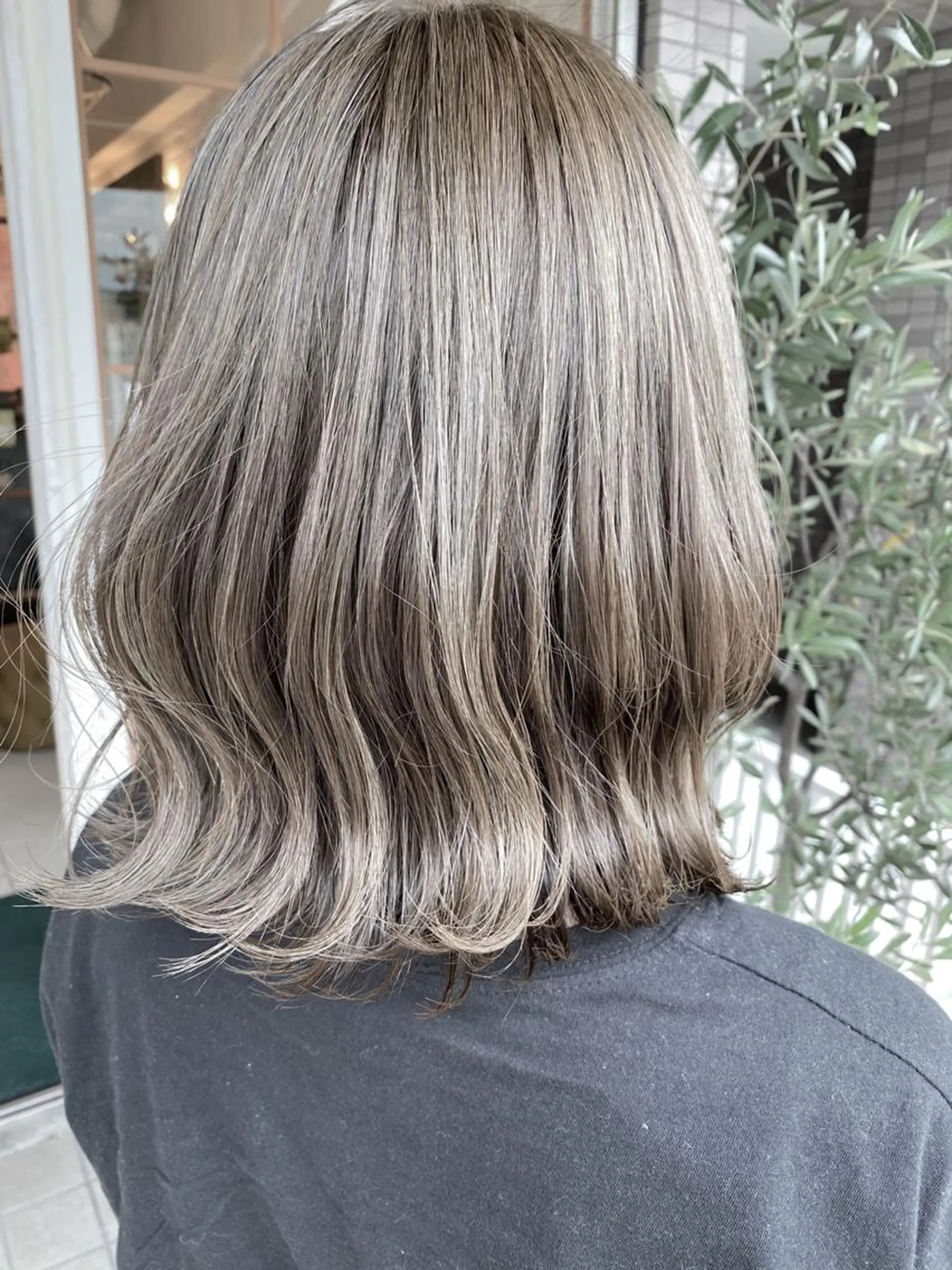 ロング カラー パーマ ヘアアレンジ ブリーチ 透明感カラー ハイライトカラー ボブ くせ毛 増子 幹樹のヘアスタイル