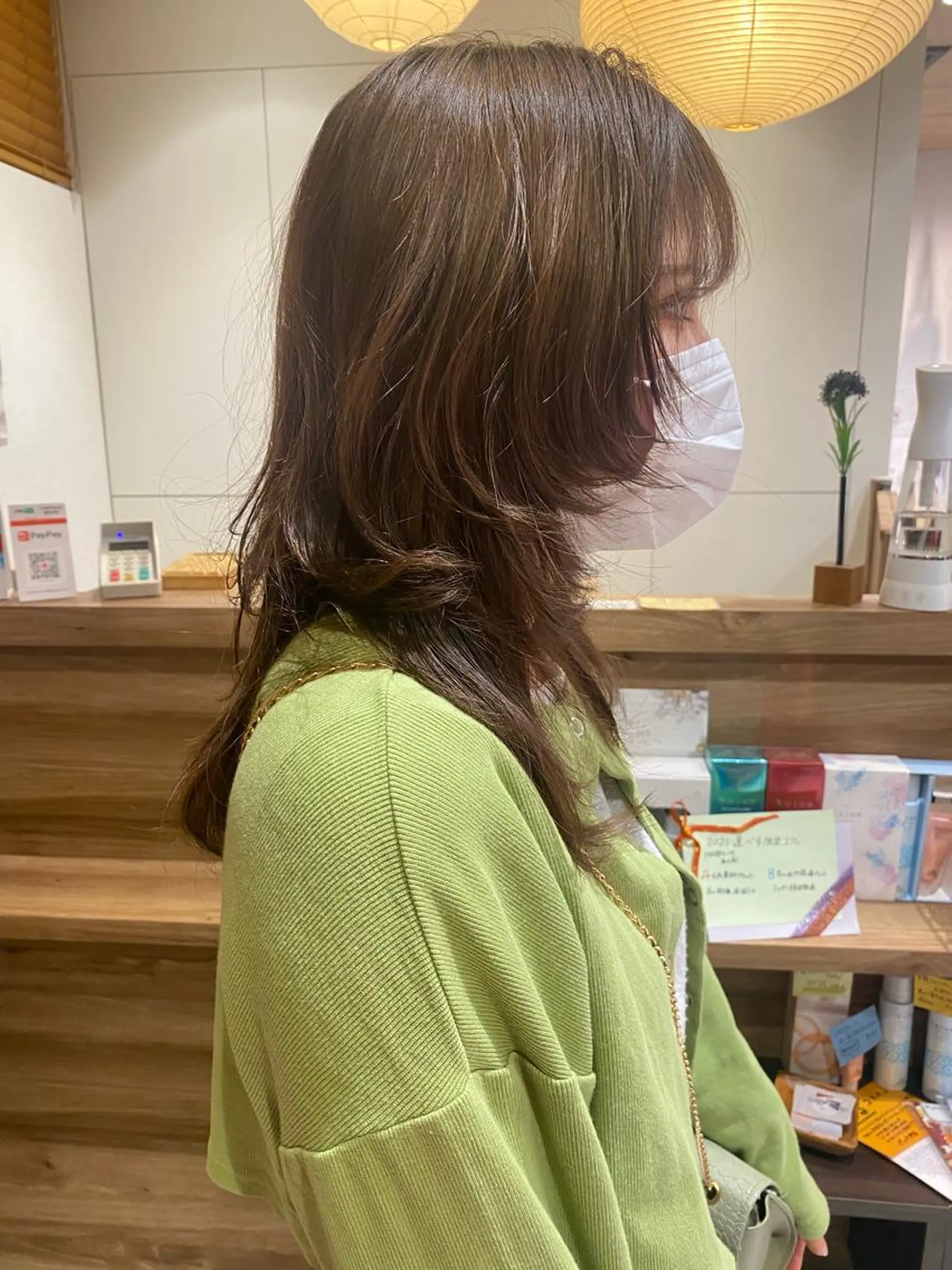 セミロング カット パーマ指名No1 /namiのヘアスタイル