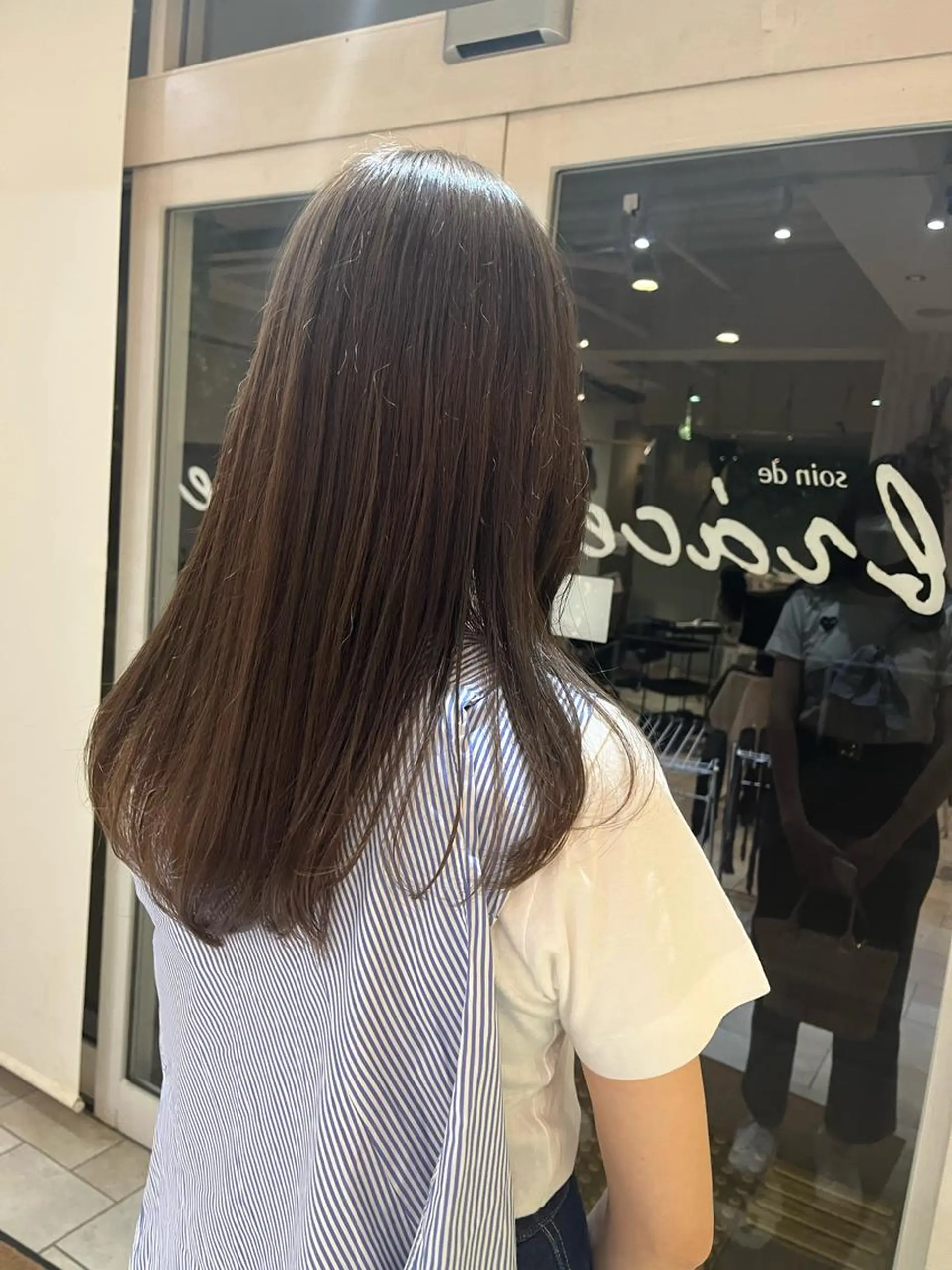 カラー ブリーチ ダブルカラー エドルカラー インナーカラー ブリーチなしカラー 髪質改善/レイヤー/ ボブ/磯野史歩のヘアスタイル