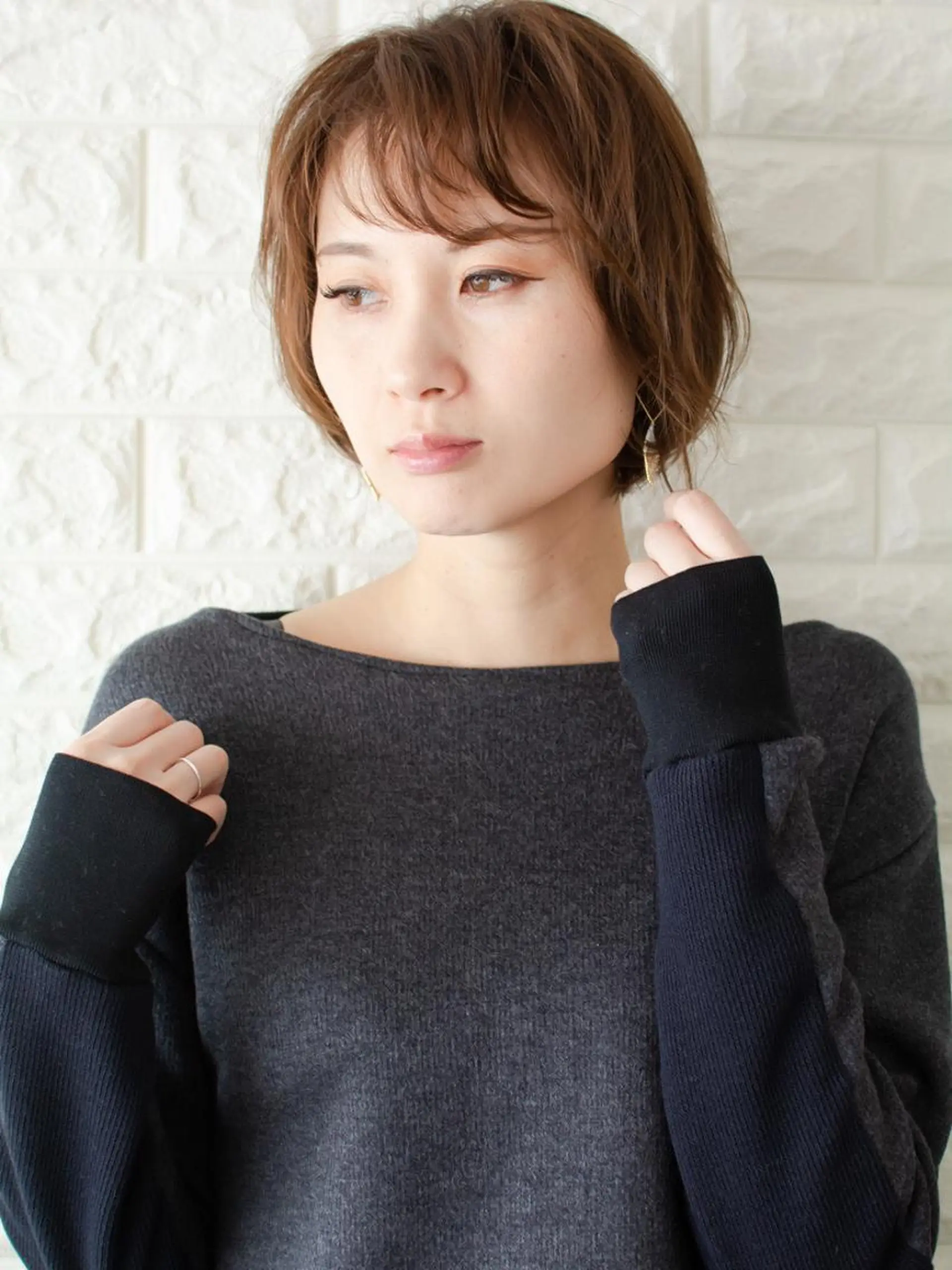 ショート カラー ショートボブ ベージュカラー ブルーカラー ブルージュ グレージュ カット ヘアカラー トリートメント 斉藤 正敏のその他イメージ