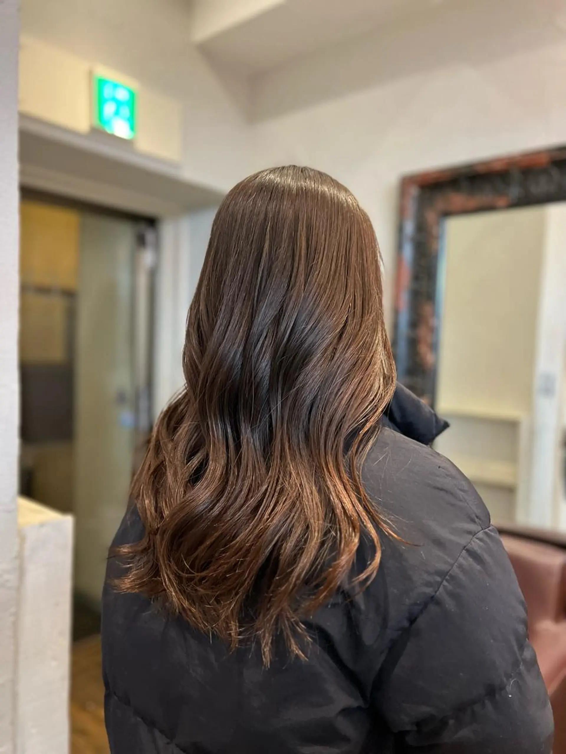 ロング カラー カット ヘアカラー 縮毛矯正 髪質改善/縮毛矯正/ 超高濃度水素ケアのヘアスタイル