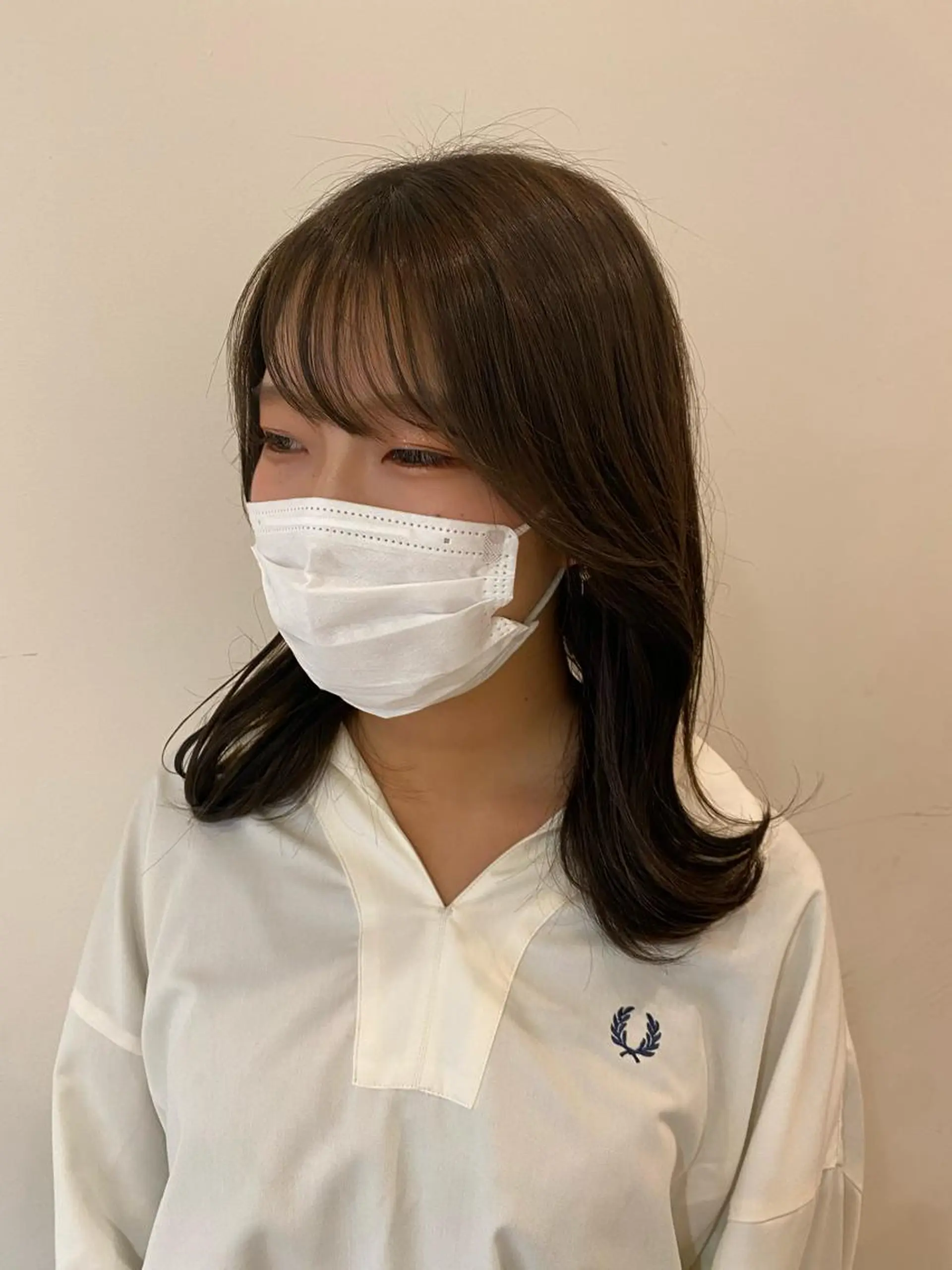 ミディアム 顔まわりレイヤー 顔周りカット レイヤーカット カット ヘアカラー トリートメント 🫧顔周りカット 🫧樫村優香のヘアスタイル