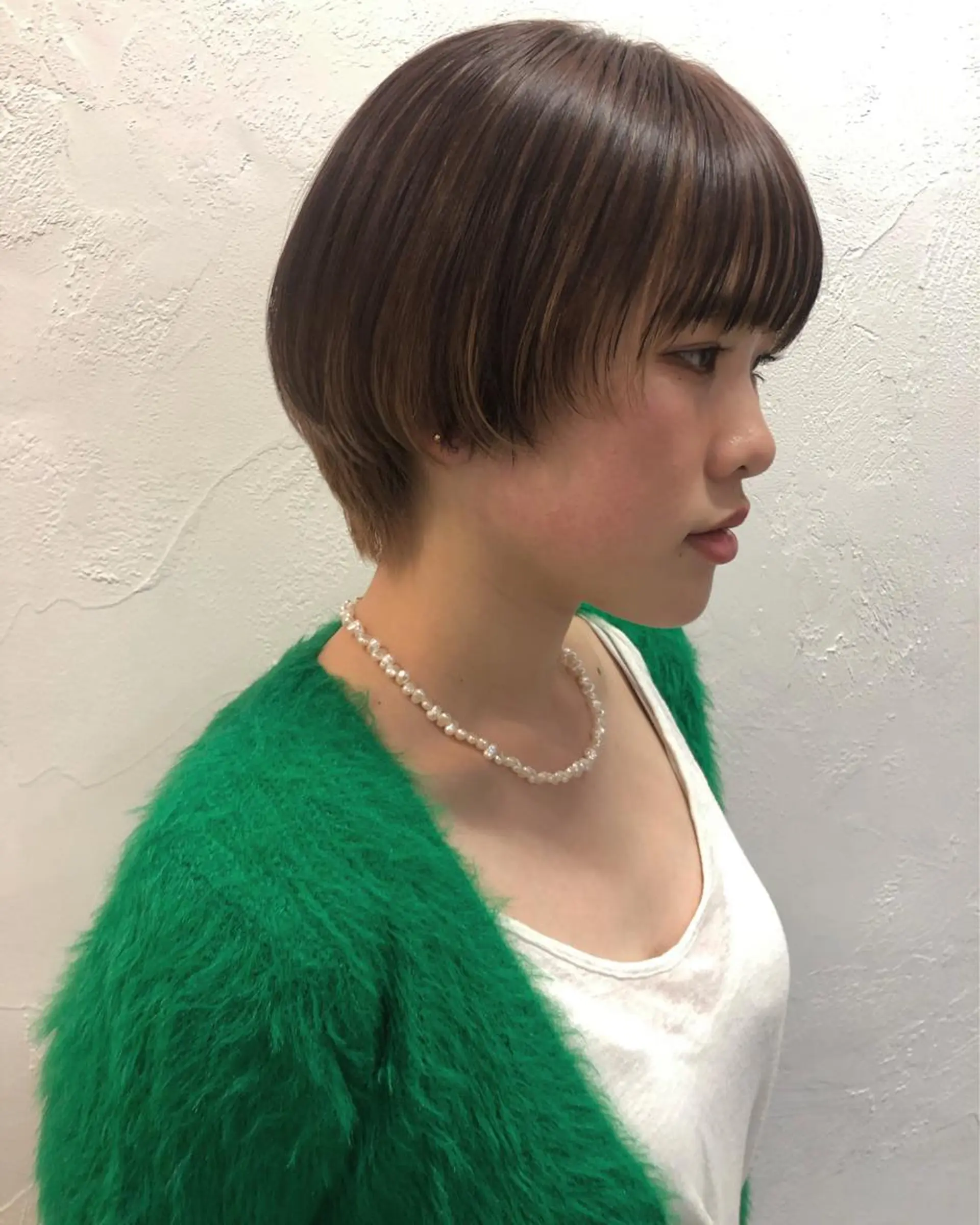 ショート カラー パーマ ヘアアレンジ メンズ キッズ ネイル マツエク・マツパ アイブロウ お洒落パーマ/ボブ ❄️Tomoka❄️のヘアスタイル