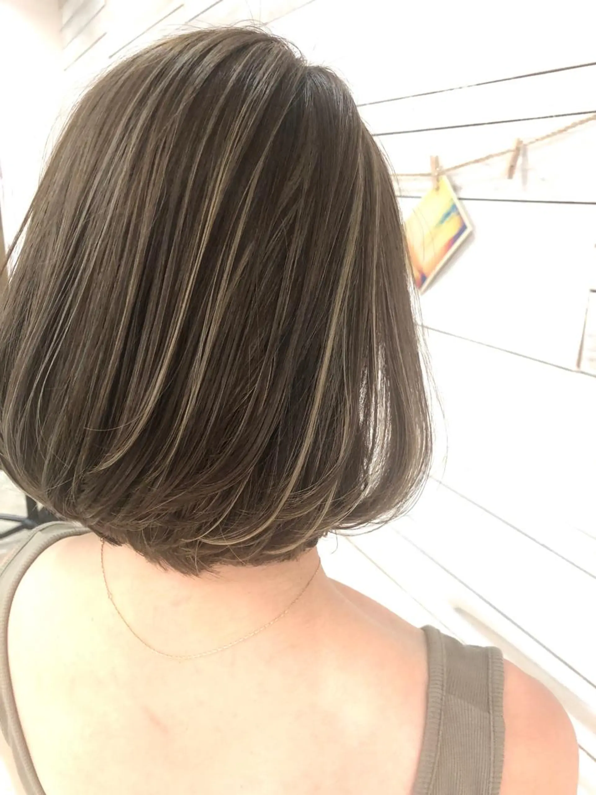 カラー attrait アトレ湘南台所属・💎ブリーチ／ボブ 💎ハルのヘアスタイル