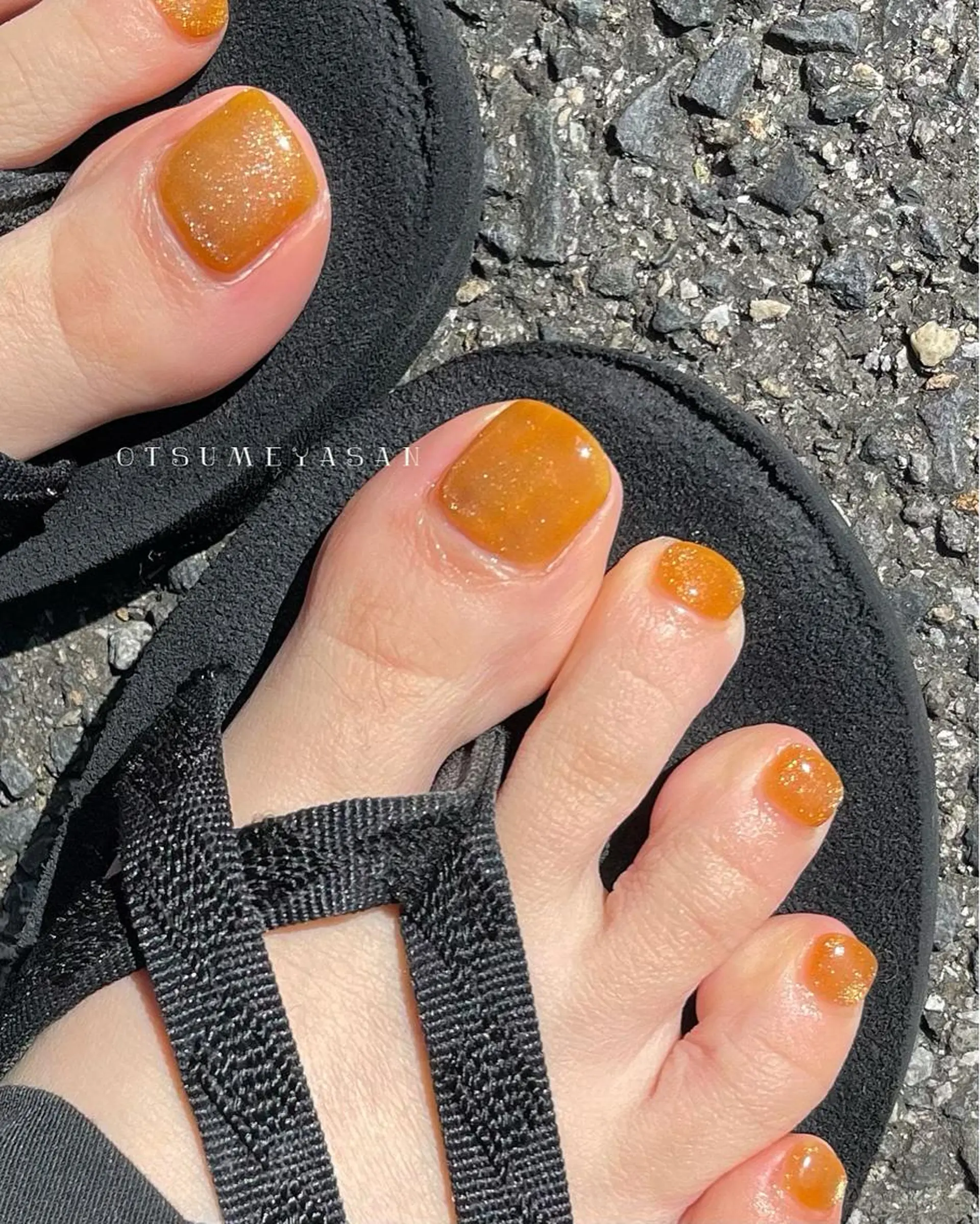 ネイル フットネイル ジェルネイル 韓国ネイル マグネットネイル ミラーネイル otsumeyasan所属・わたなべ ちかのネイルデザイン
