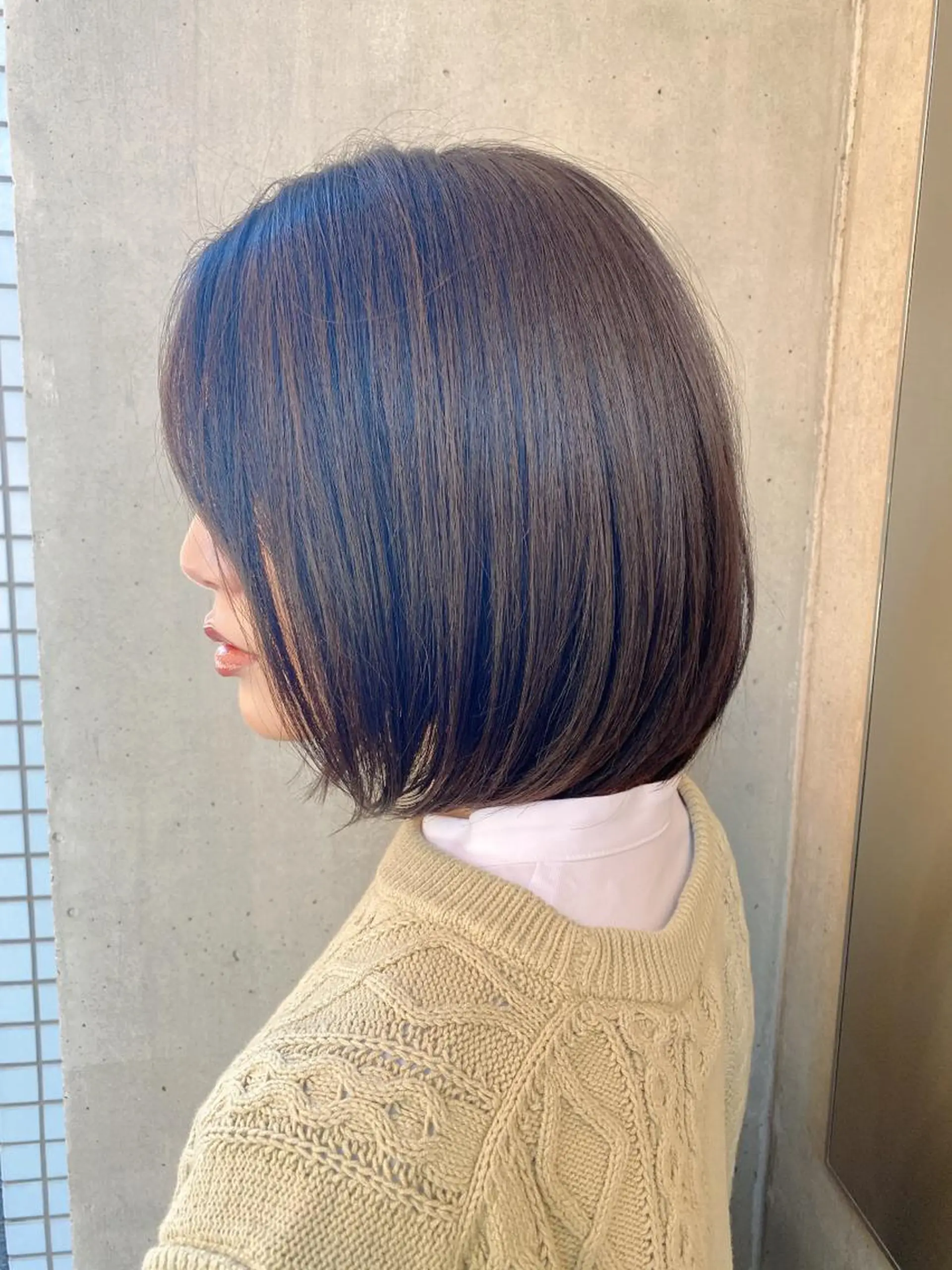 ショート カット ヘアカラー 縮毛矯正 トリートメント レイヤー/韓国/ボブ 縮毛矯正/畠中ケントのヘアスタイル