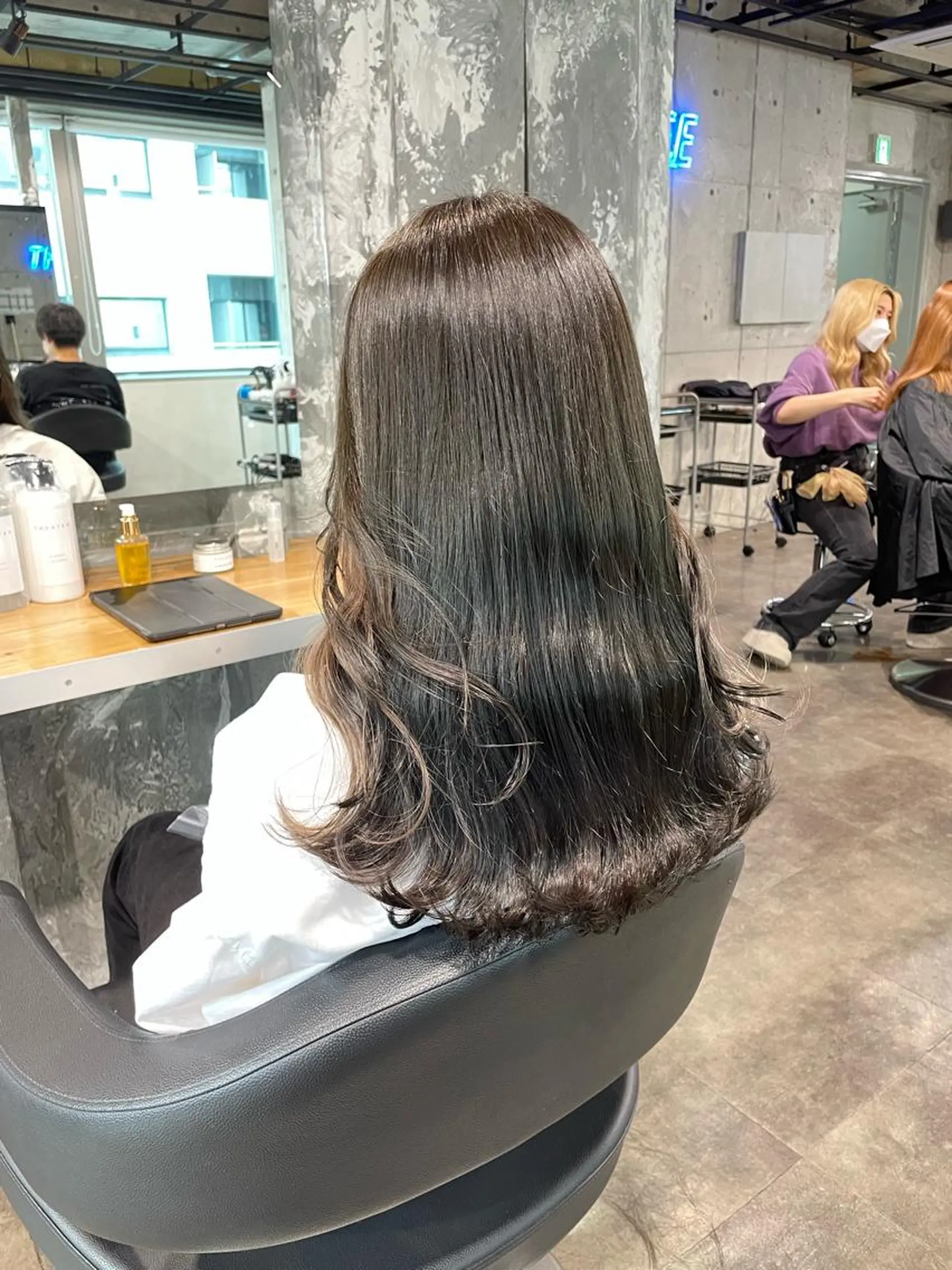 ロング カラー カット ヘアカラー トリートメント ヘアセット 赤み消しカラー 🍀JUNKIのヘアスタイル