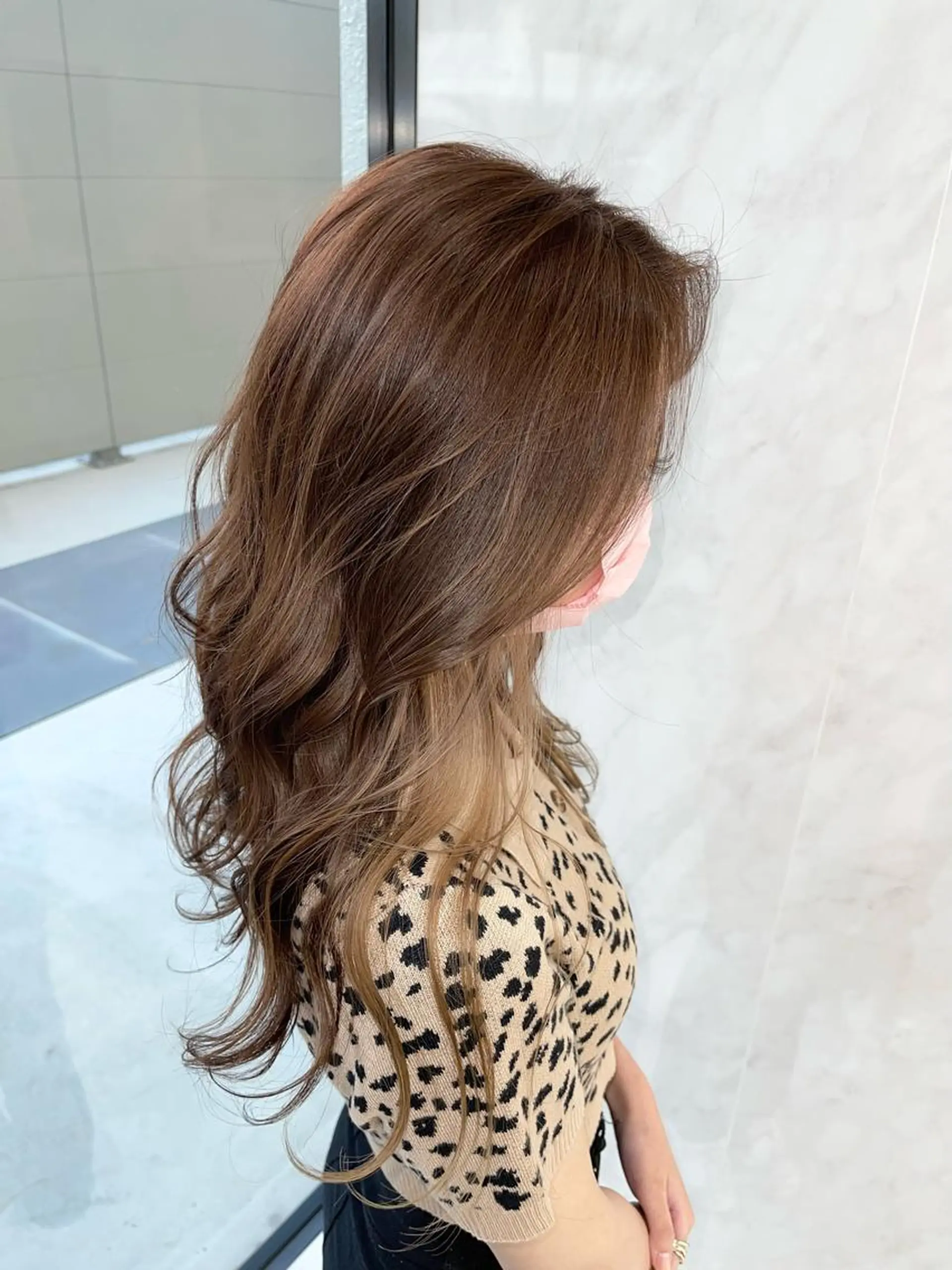 セミロング カラー 𝐑𝐲𝐮𝐤𝐢 【店長】ALEAPのヘアスタイル