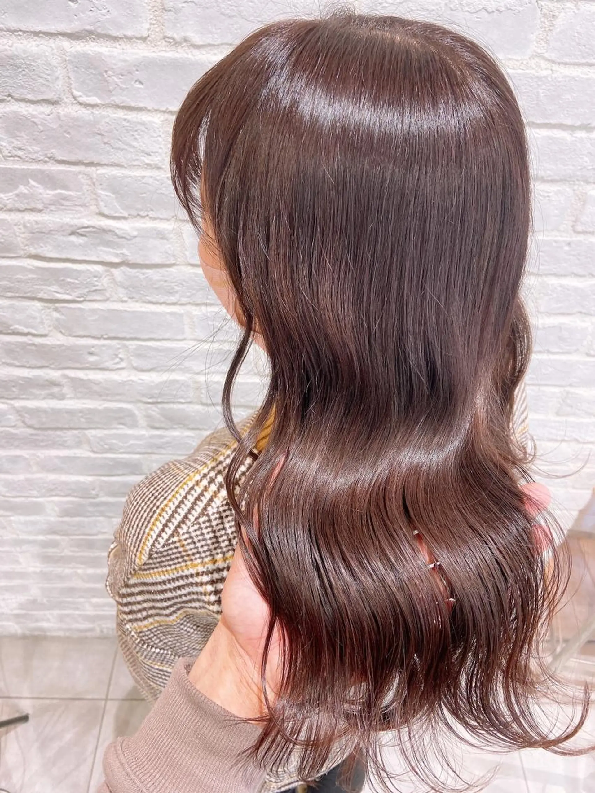 ロング カラー ブラウンカラー ナチュラルブラウン カット ヘアカラー 韓国/色気/レイヤー /avance天王寺のヘアスタイル