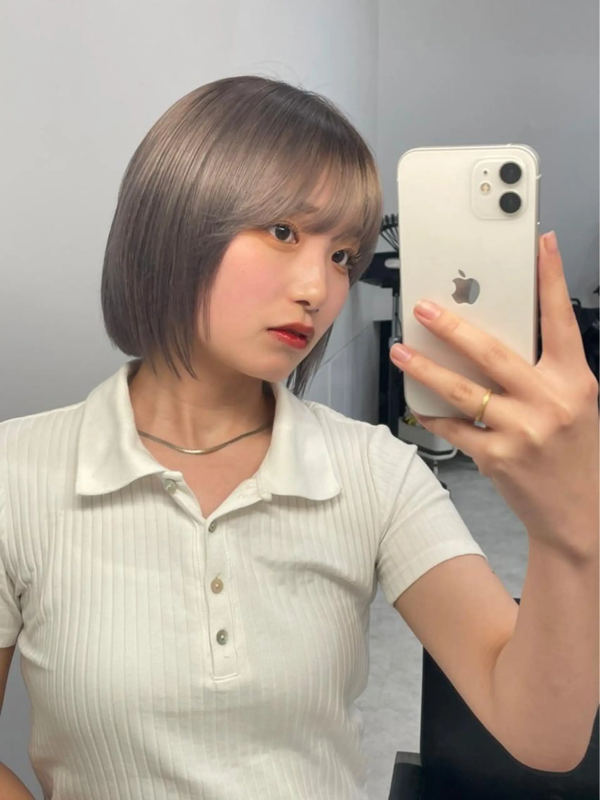 カラー BEEST所属・ate 【暖色/ハイトーン】のヘアスタイル