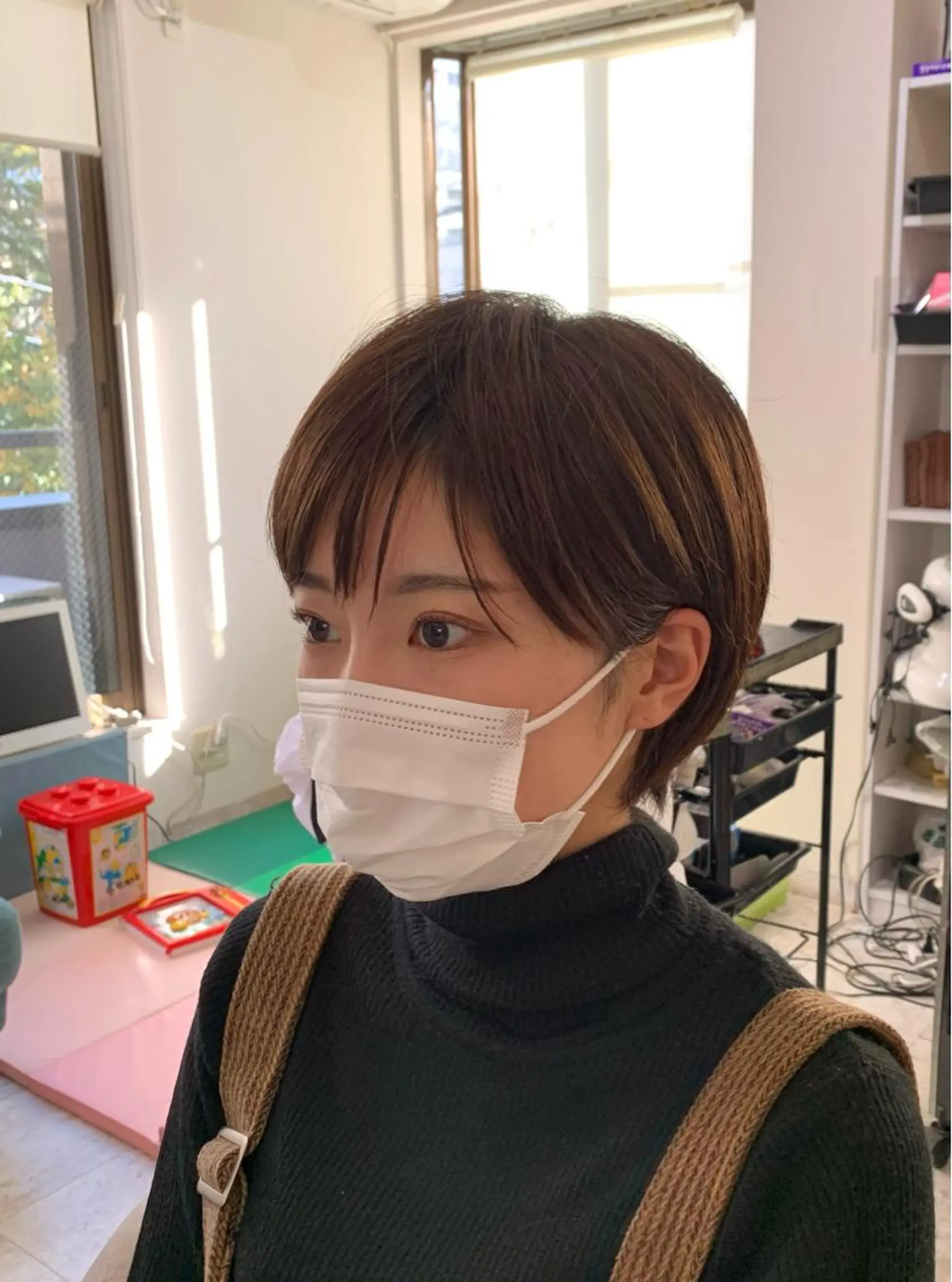 ショート ヘアカラー 再現性ショートボブ 木又克美のヘアスタイル