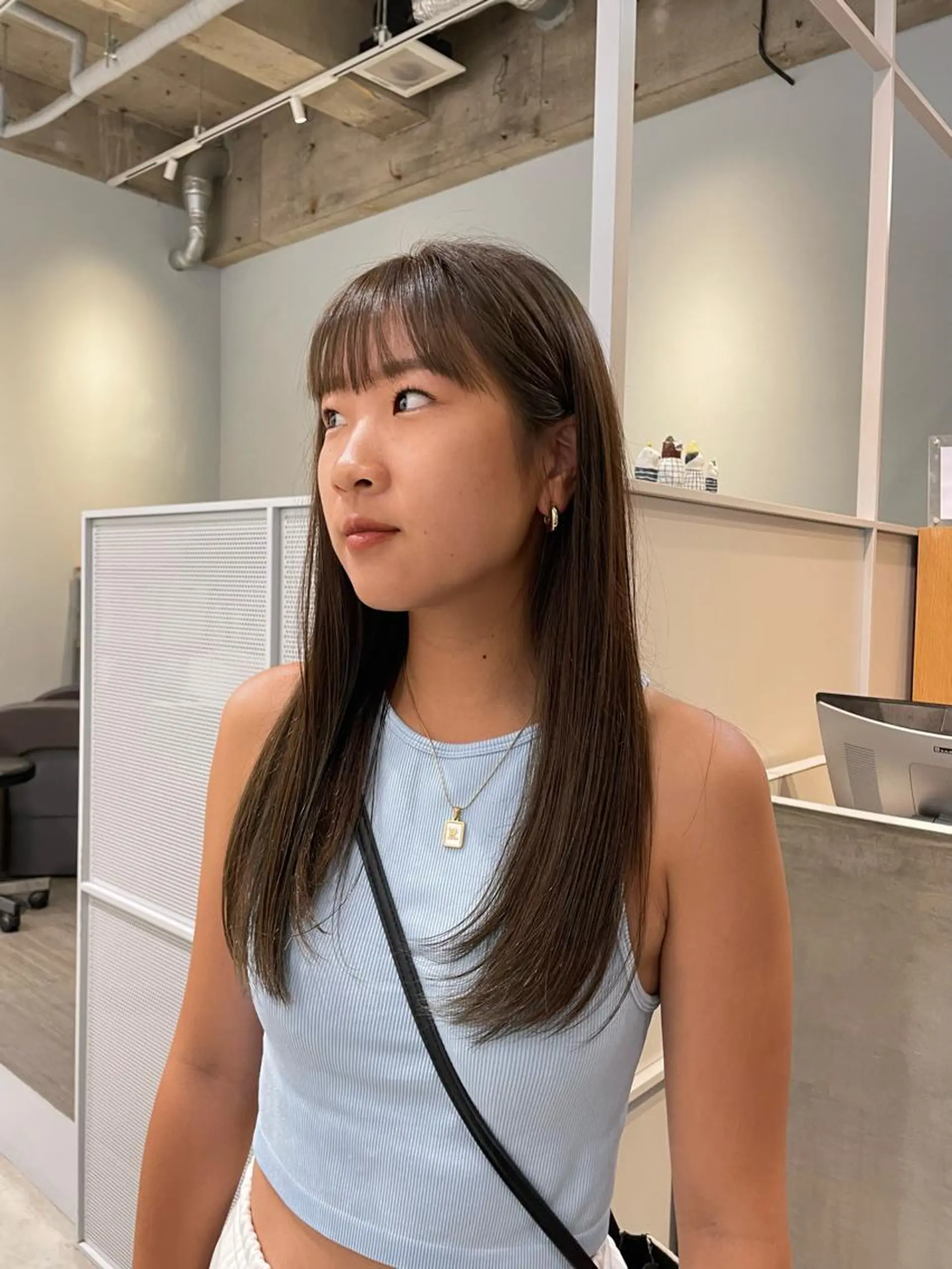 カラー ヘアカラー いまかわ ゆなのヘアスタイル