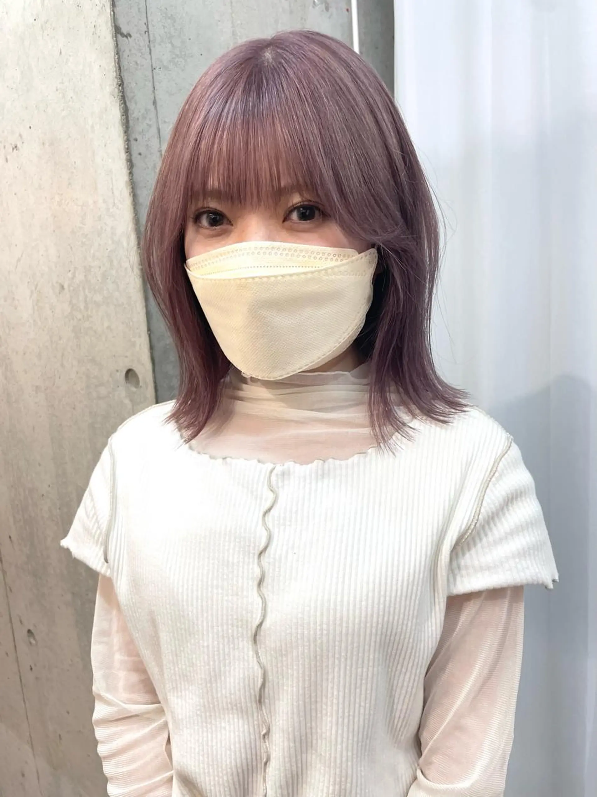 ミディアム カラー lani hair salon所属・SHOTO ハイトー ン/デザインカラーのヘアスタイル