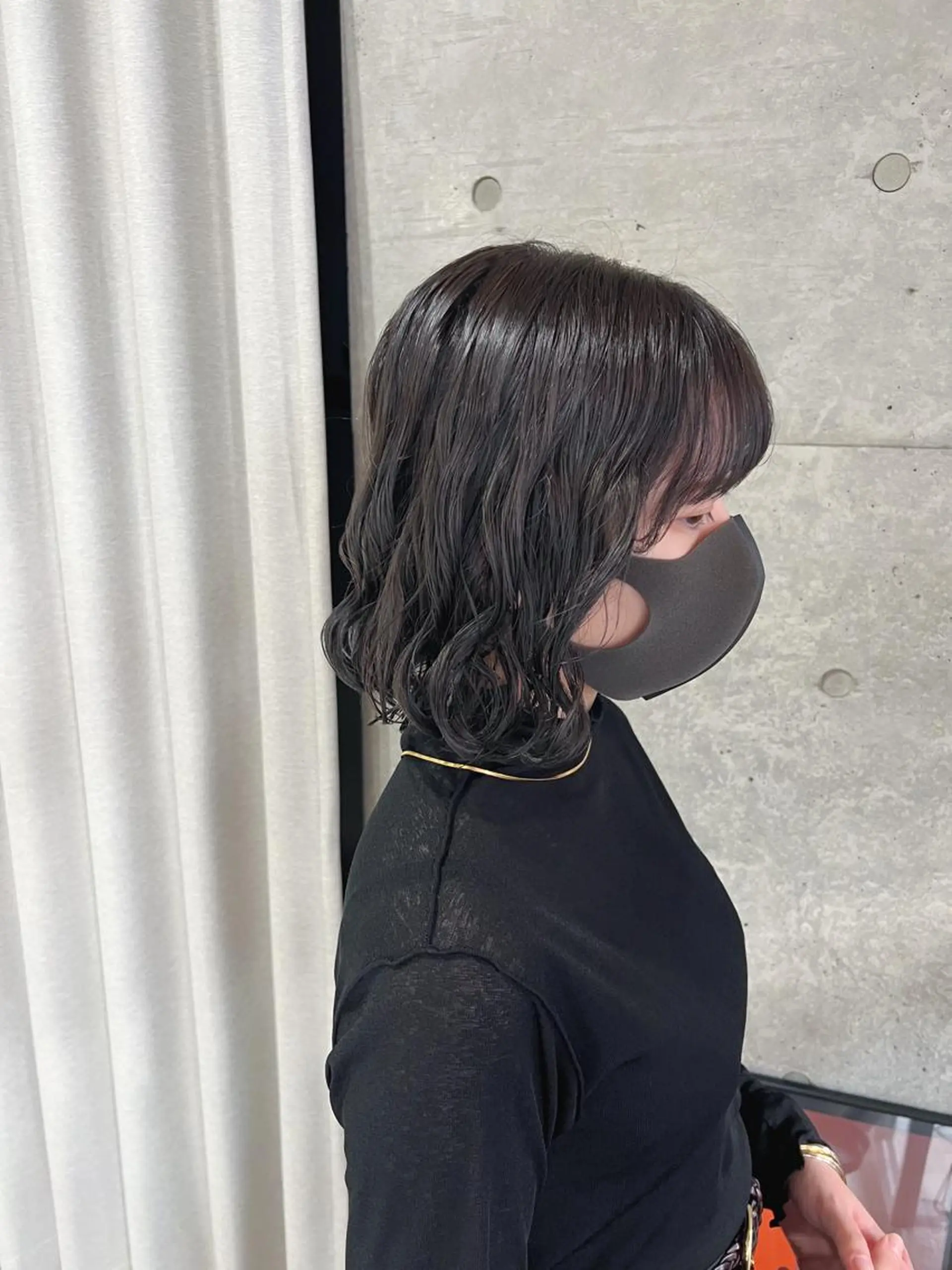 ショート パーマ ボブパーマコテ巻き風 パーマNo1深江秀平のヘアスタイル