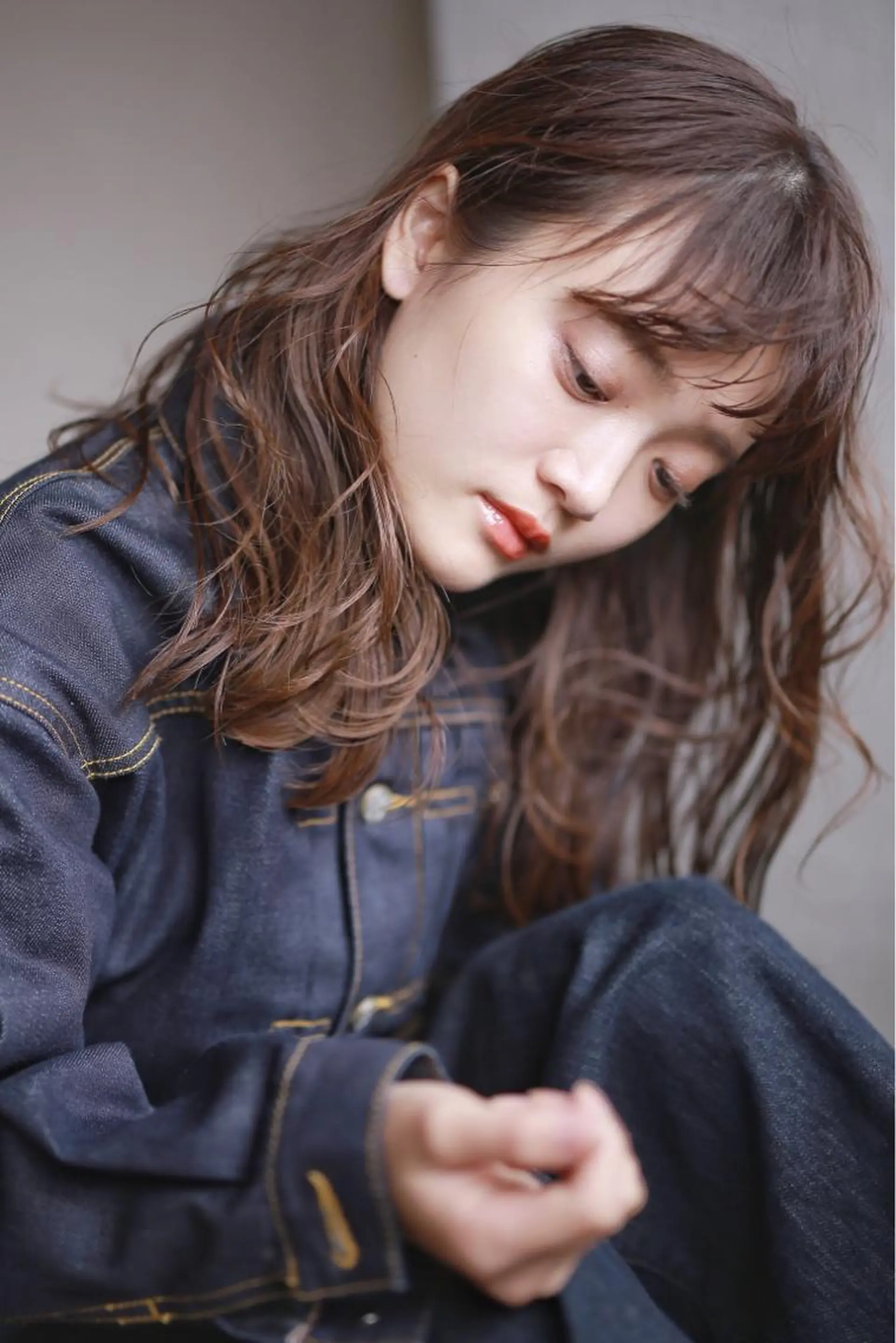 セミロング パーマ カット パーマ トリートメント 下北沢 soiのヘアスタイル