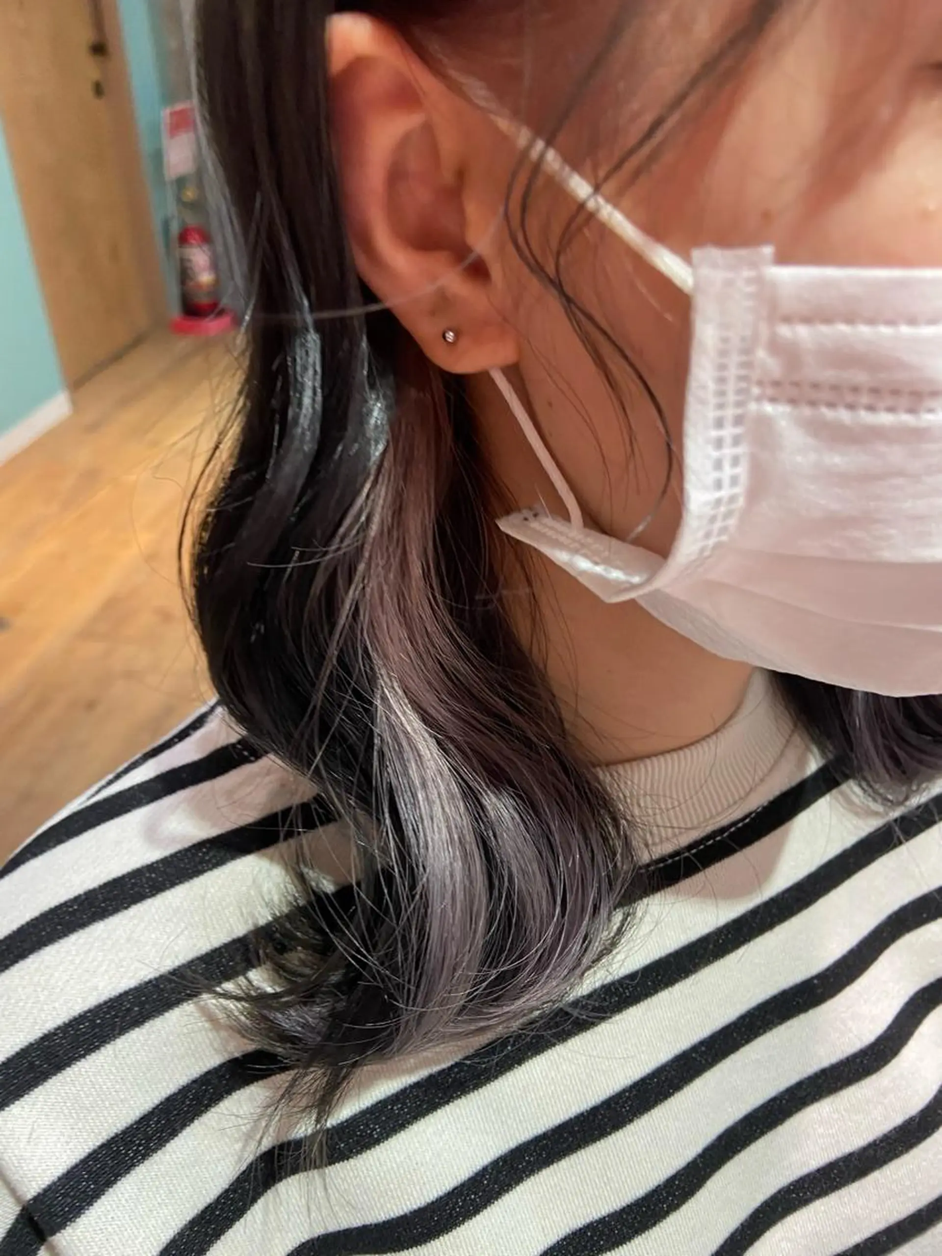 ショート カラー ヘアカラー トリートメント 🧸プルエクステ❤︎ ネイルKAO🧸のヘアスタイル