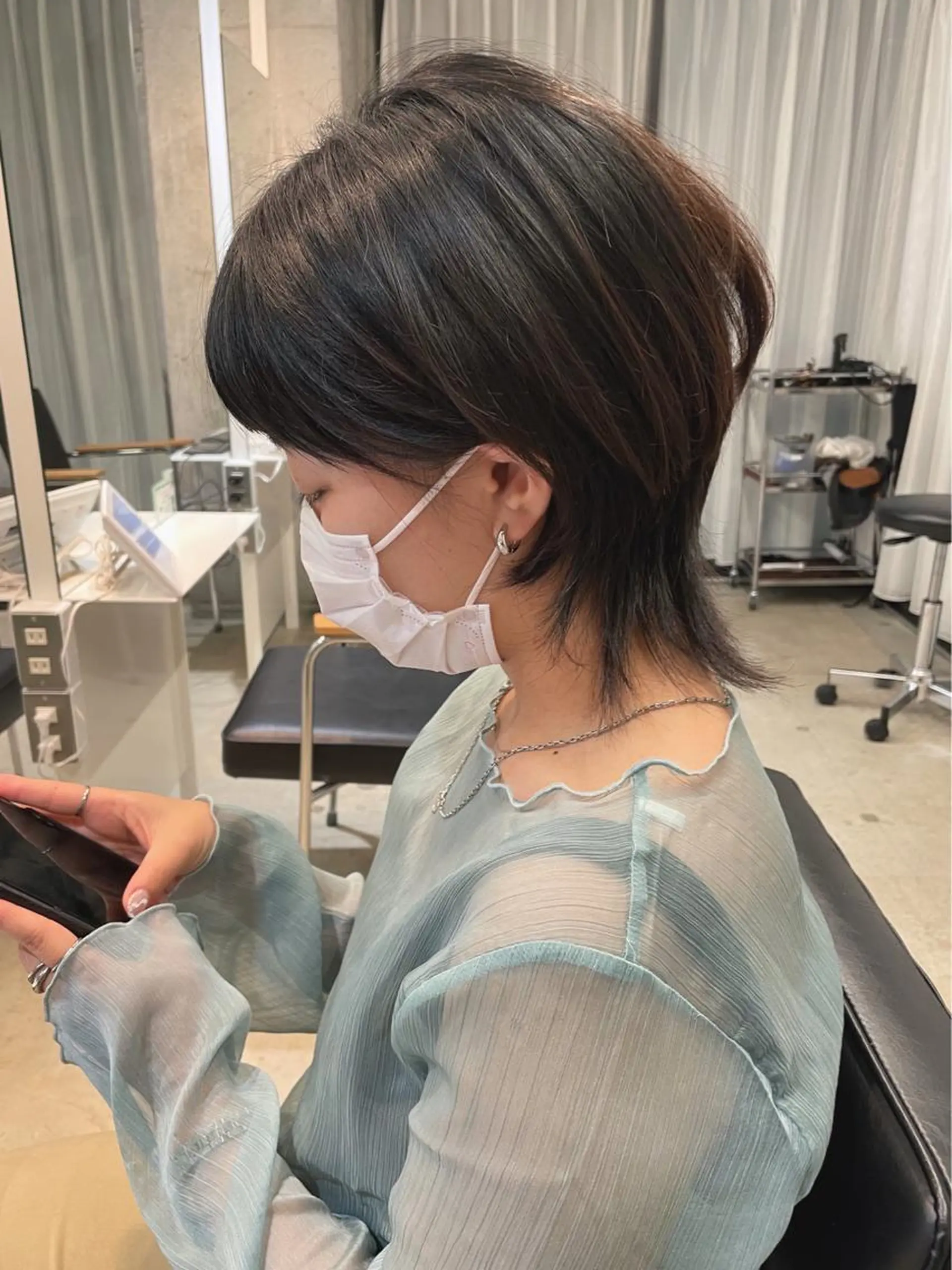 ショート ヘアカラー トリートメント LiLi吉祥寺所属・【まとまるショート ボブカット】今井隆太のヘアスタイル