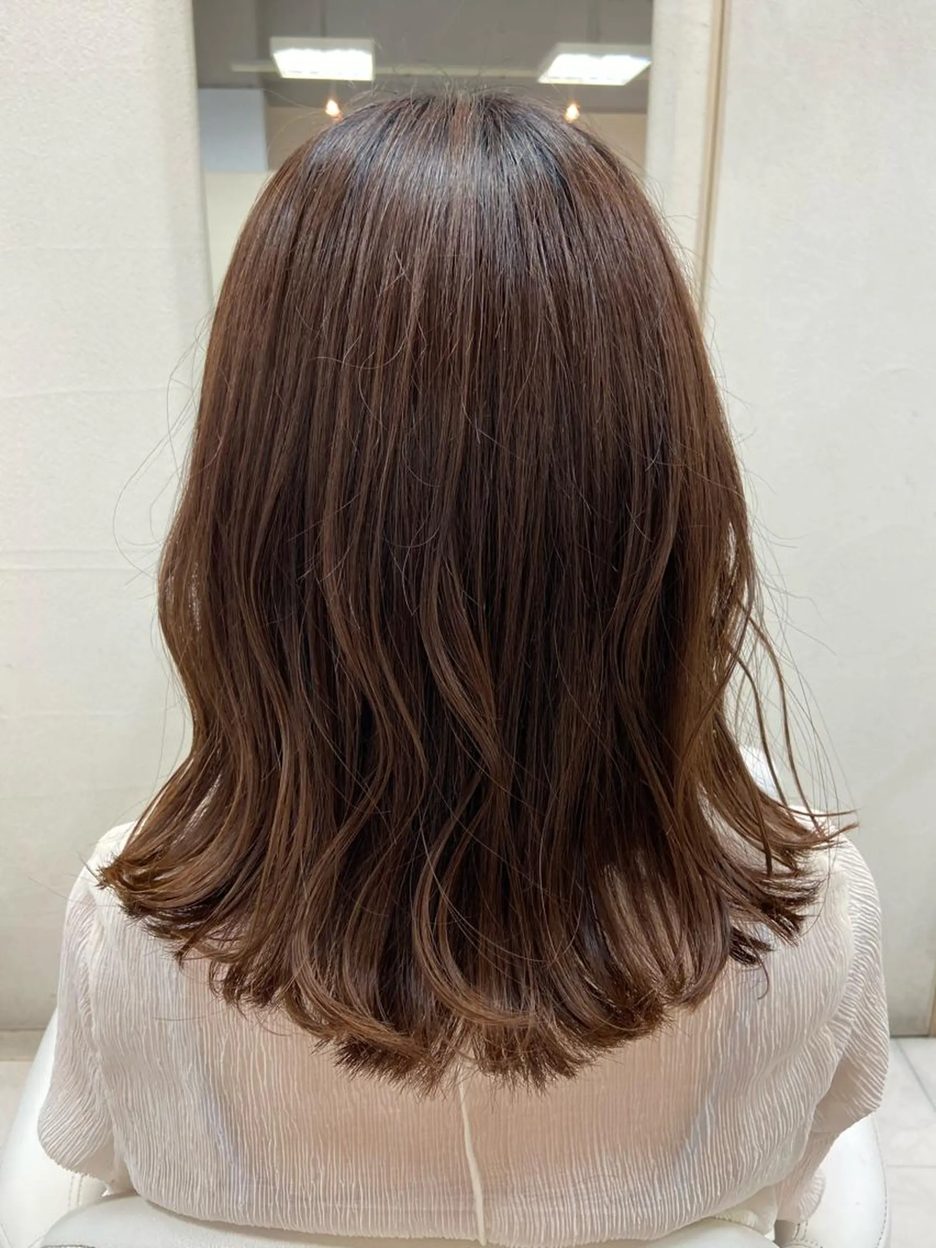 セミロング 菊地 美憂のヘアスタイル