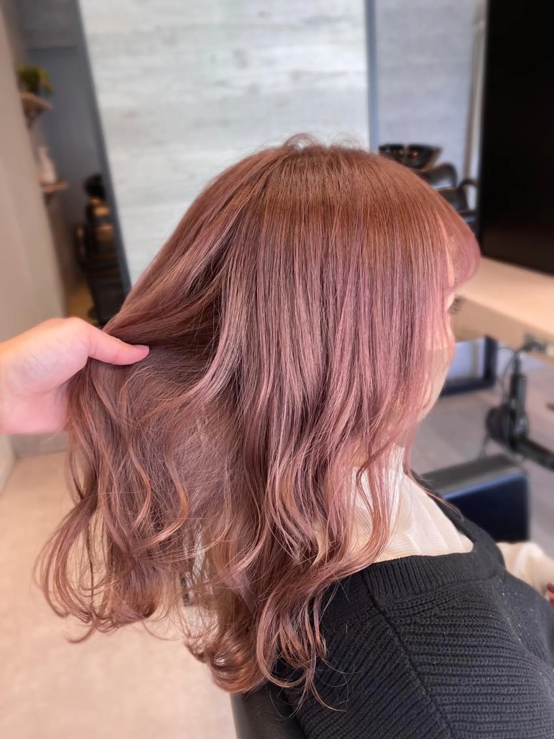 セミロング カラー 🪞個室サロン/韓国 艶髪/keito🪞のヘアスタイル