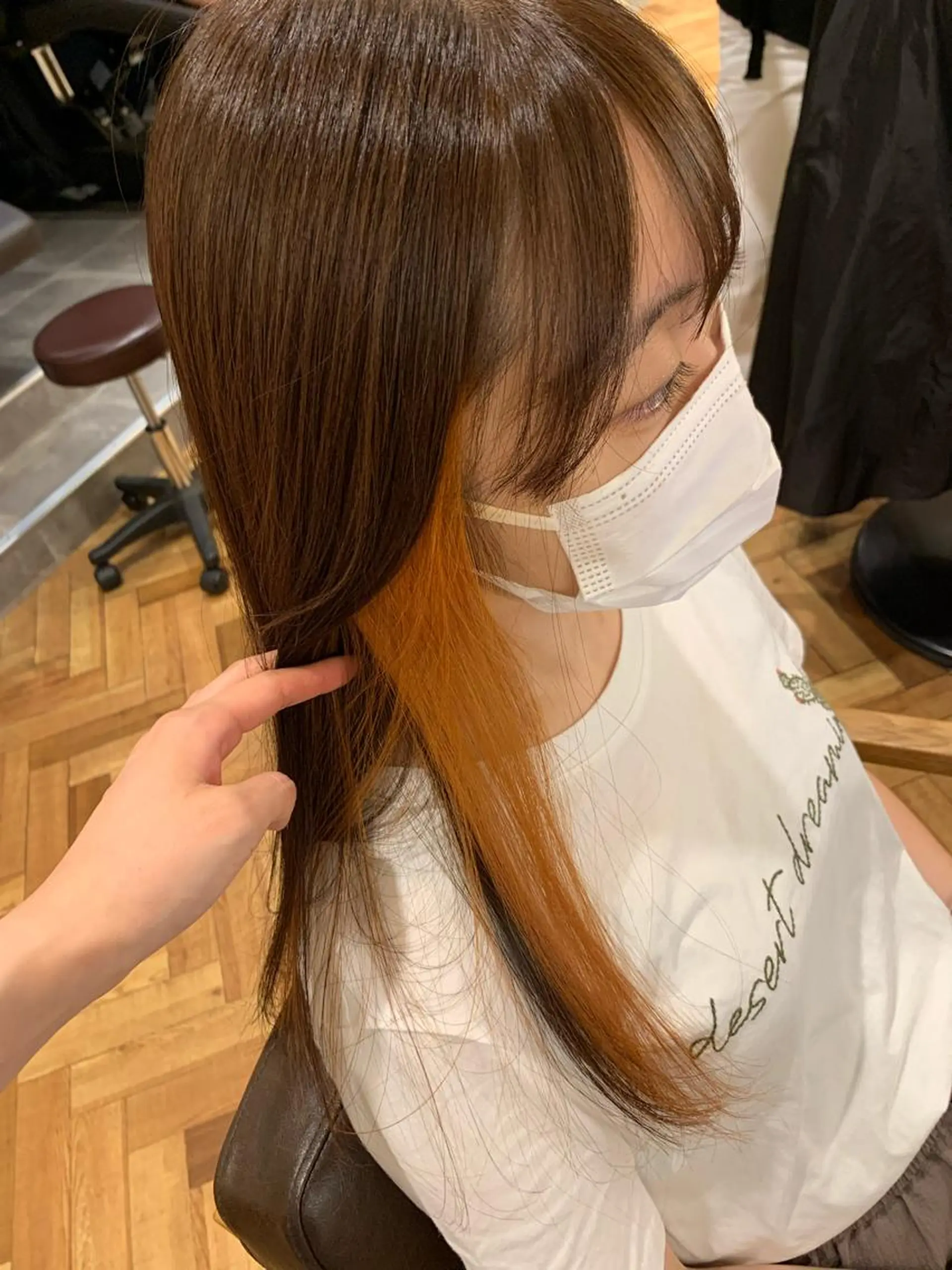ロング u n aのヘアスタイル