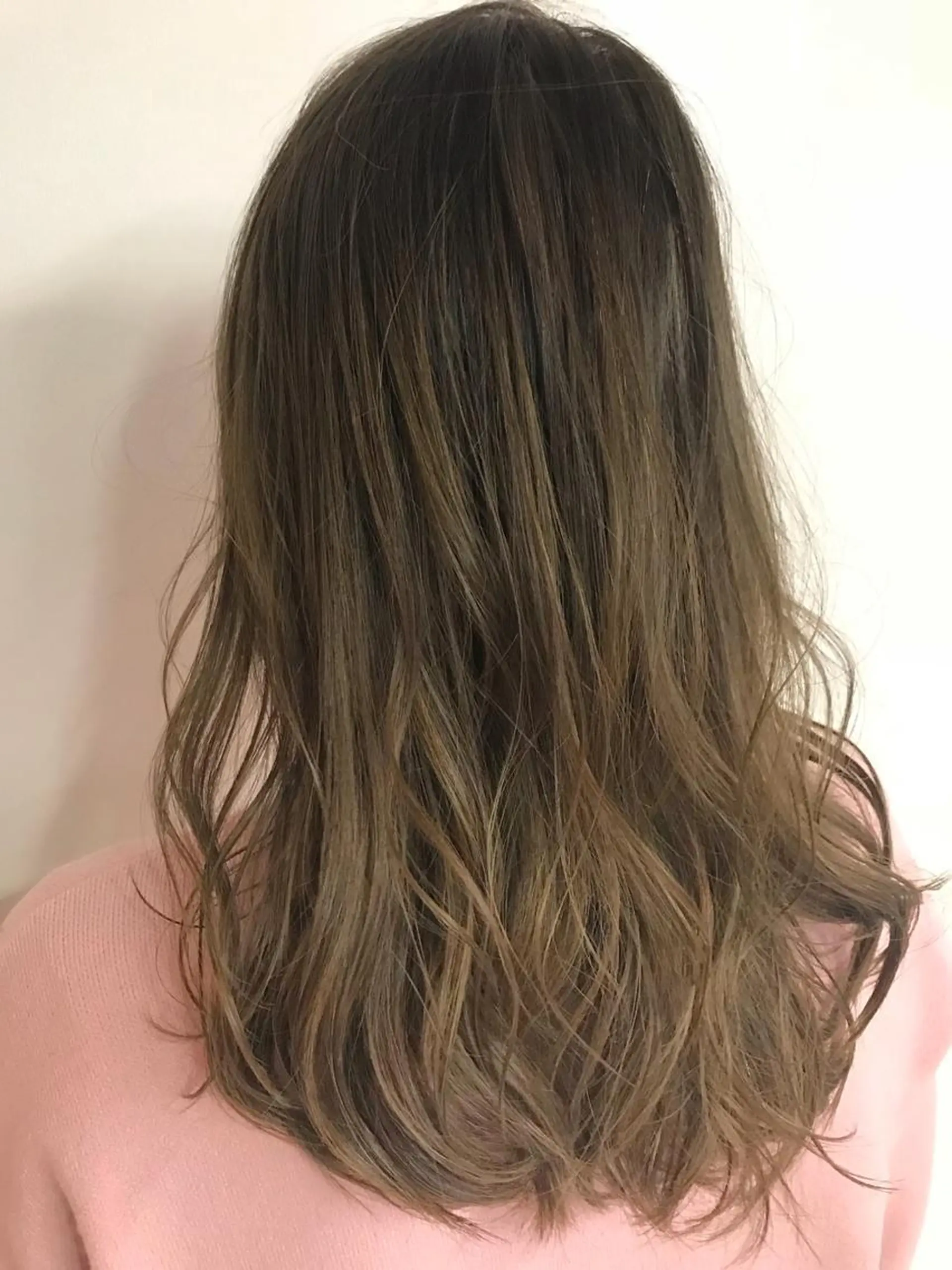 セミロング ハイライト ボブ/大人ヘア k-two濱田のヘアスタイル