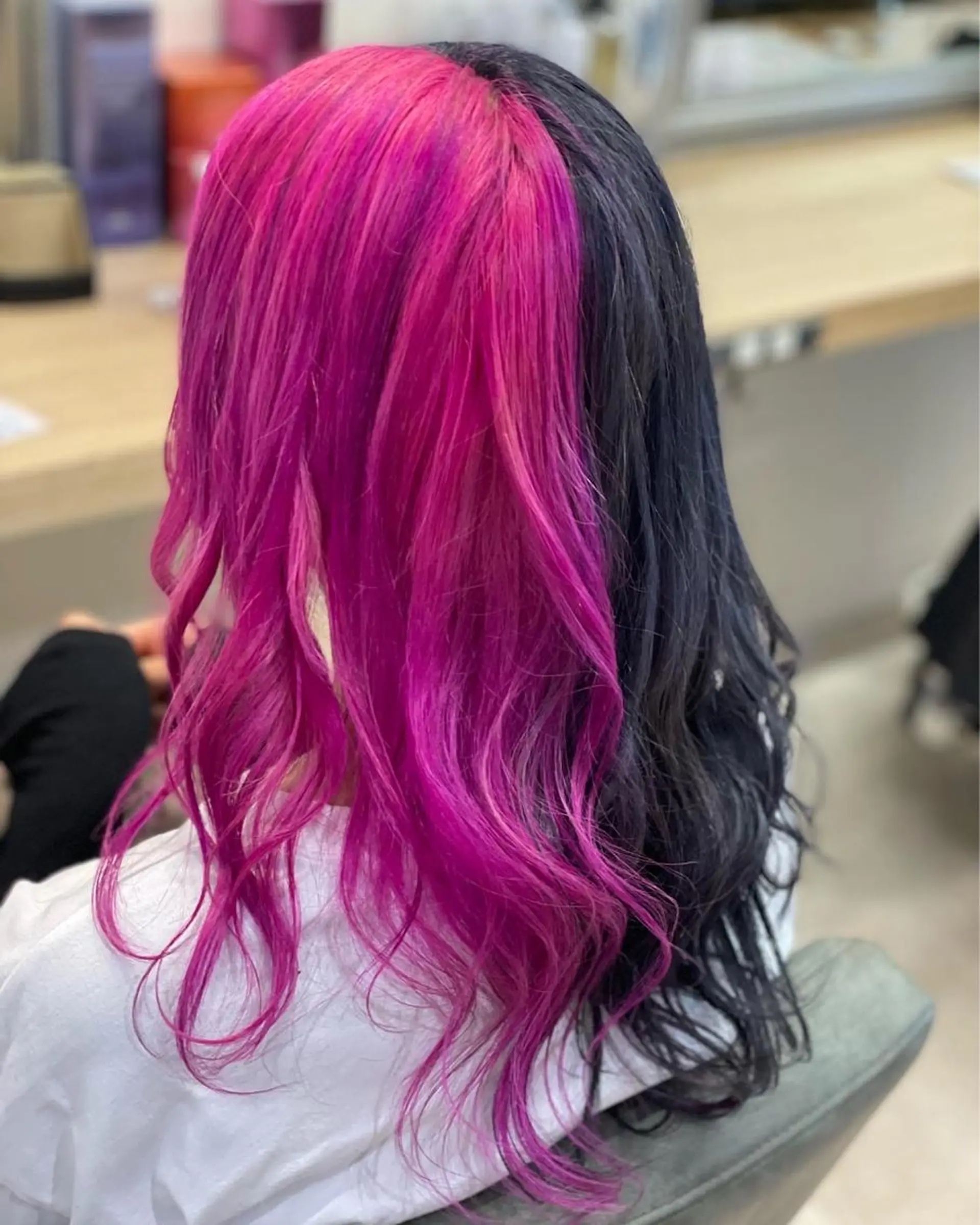 セミロング カラー ヘアアレンジ ブリーチ ケアブリーチ デザインカラー ダブルカラー イルミナカラー ヘアカラー トリートメント 髪質改善×ハイトーン 中田啄也のヘアスタイル