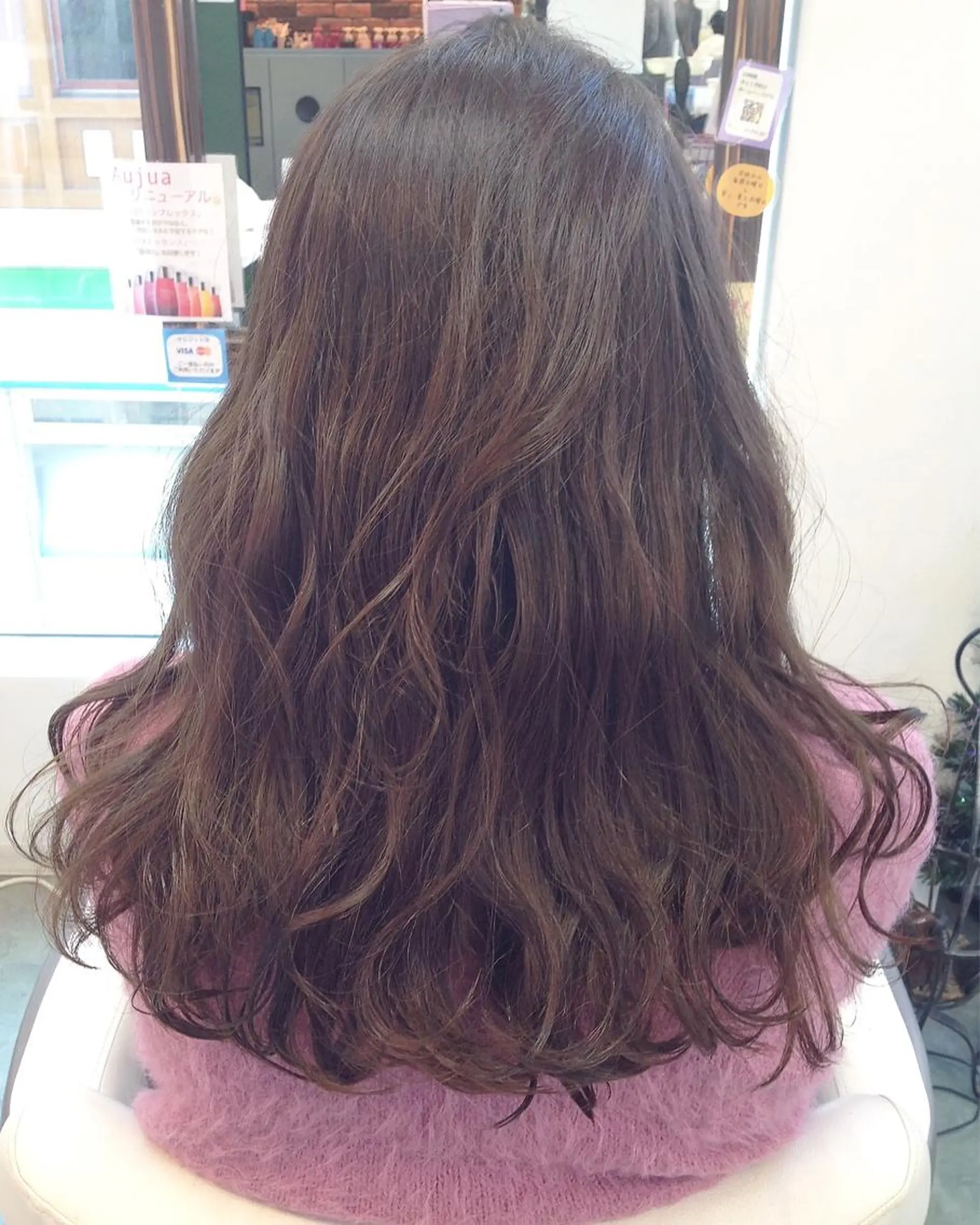 ロング カラー ヘアアレンジ 榎園 由美のヘアスタイル