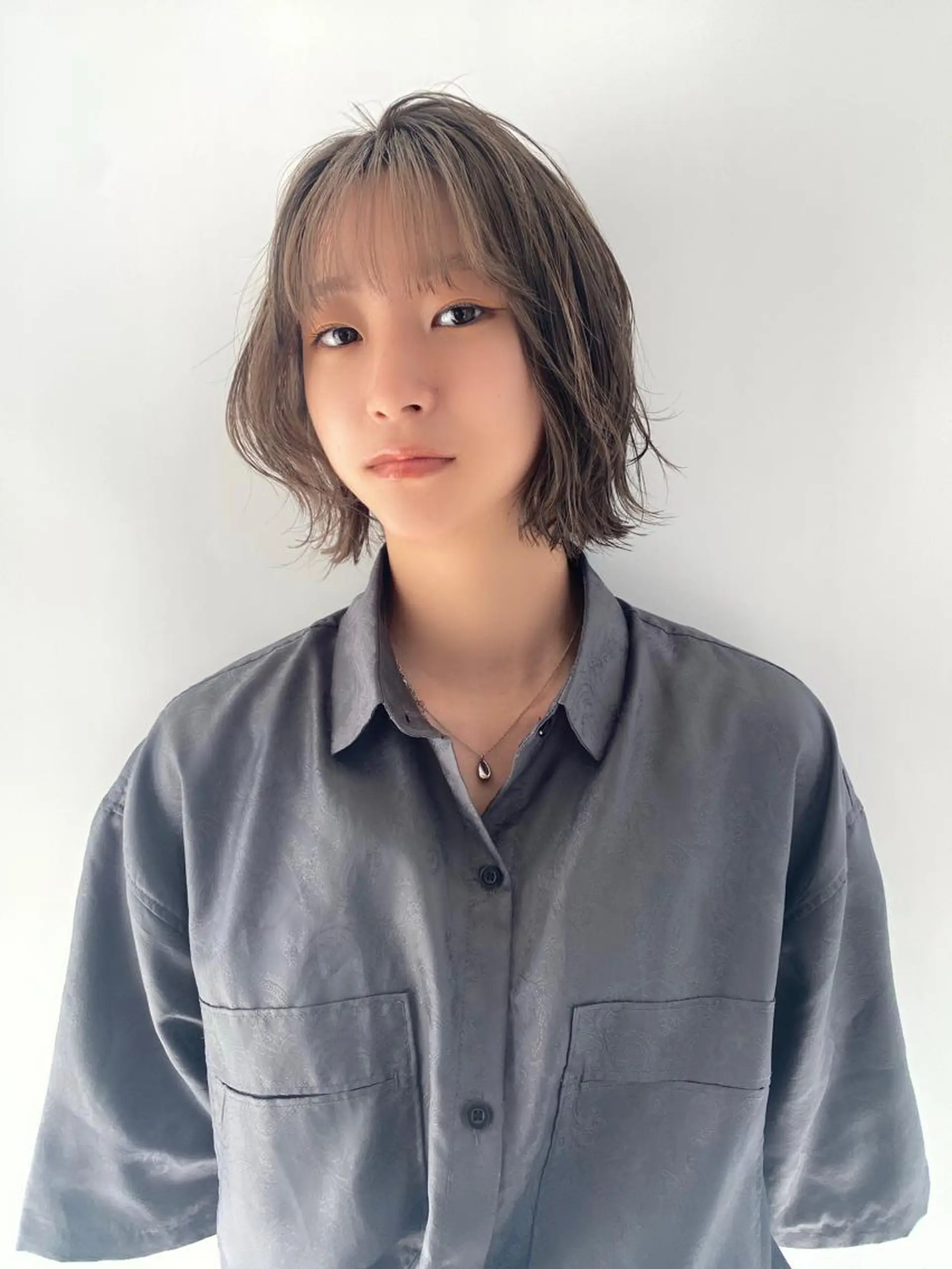 ミディアム 田川 弥空のヘアスタイル