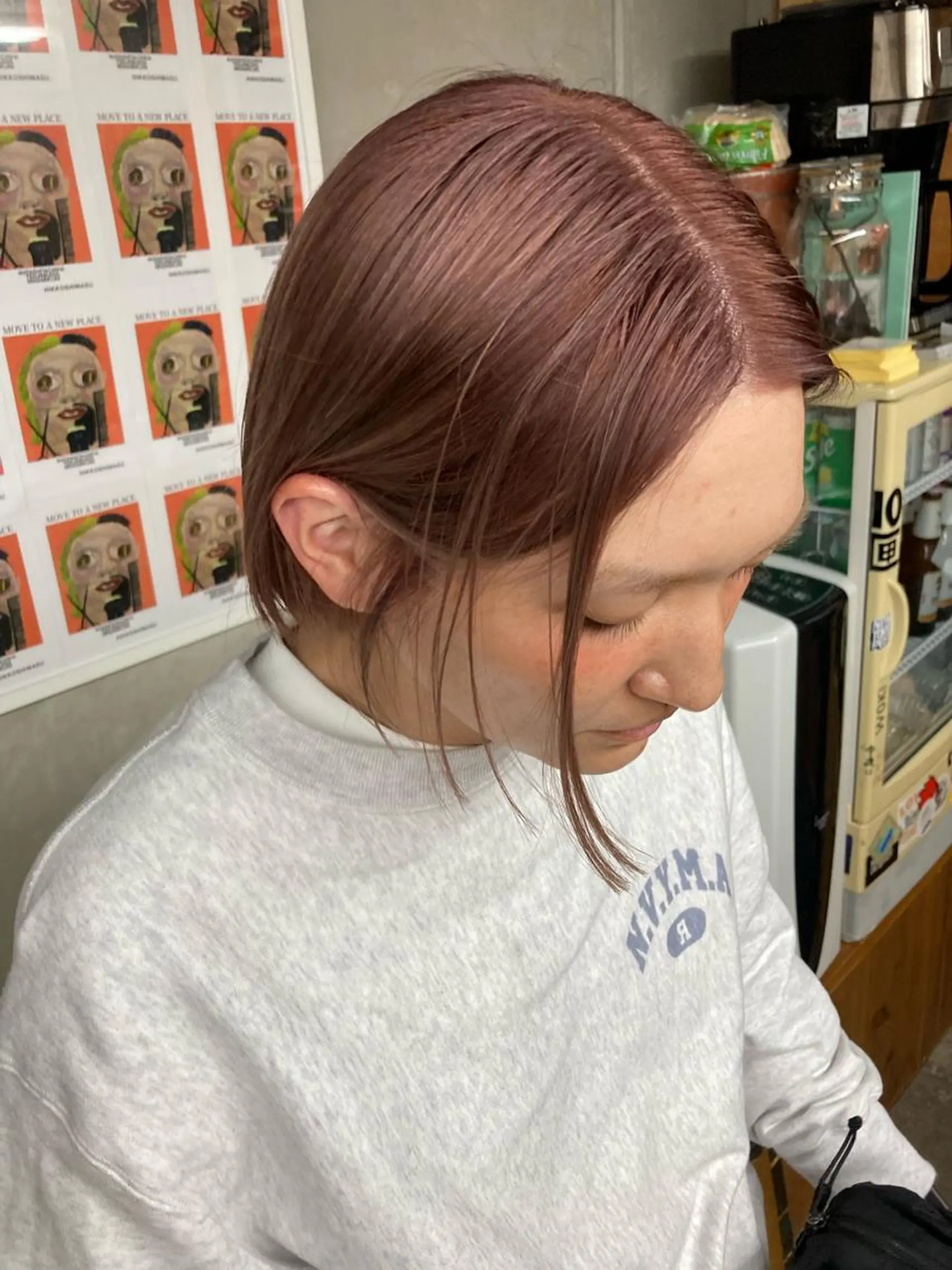 ショート カラー パーマ ヘアアレンジ BRUNTJET所属・MAEDA MADOKAのヘアスタイル