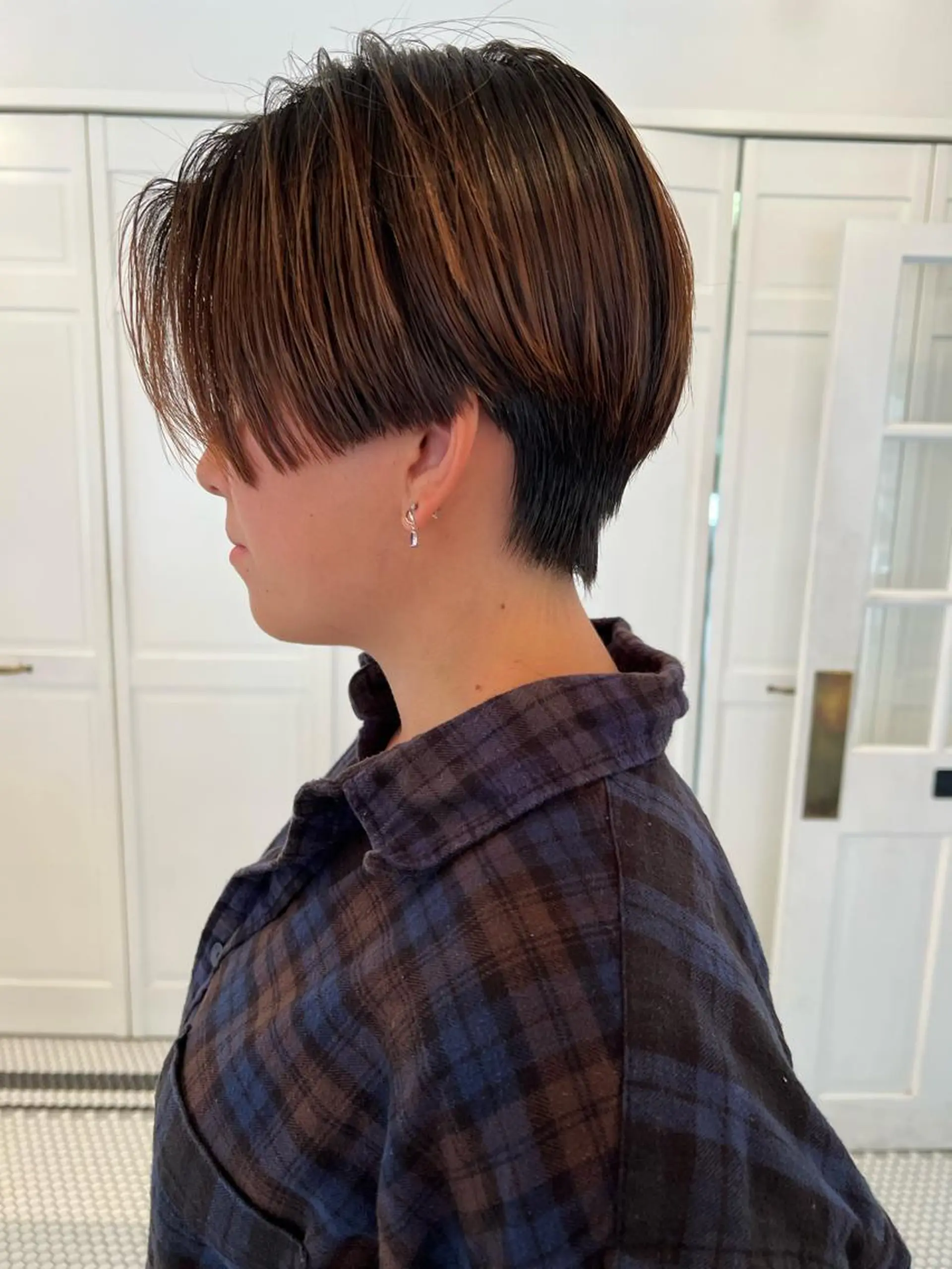 ショート ブリーチカラー🎀 韓国風/寺門美優のヘアスタイル