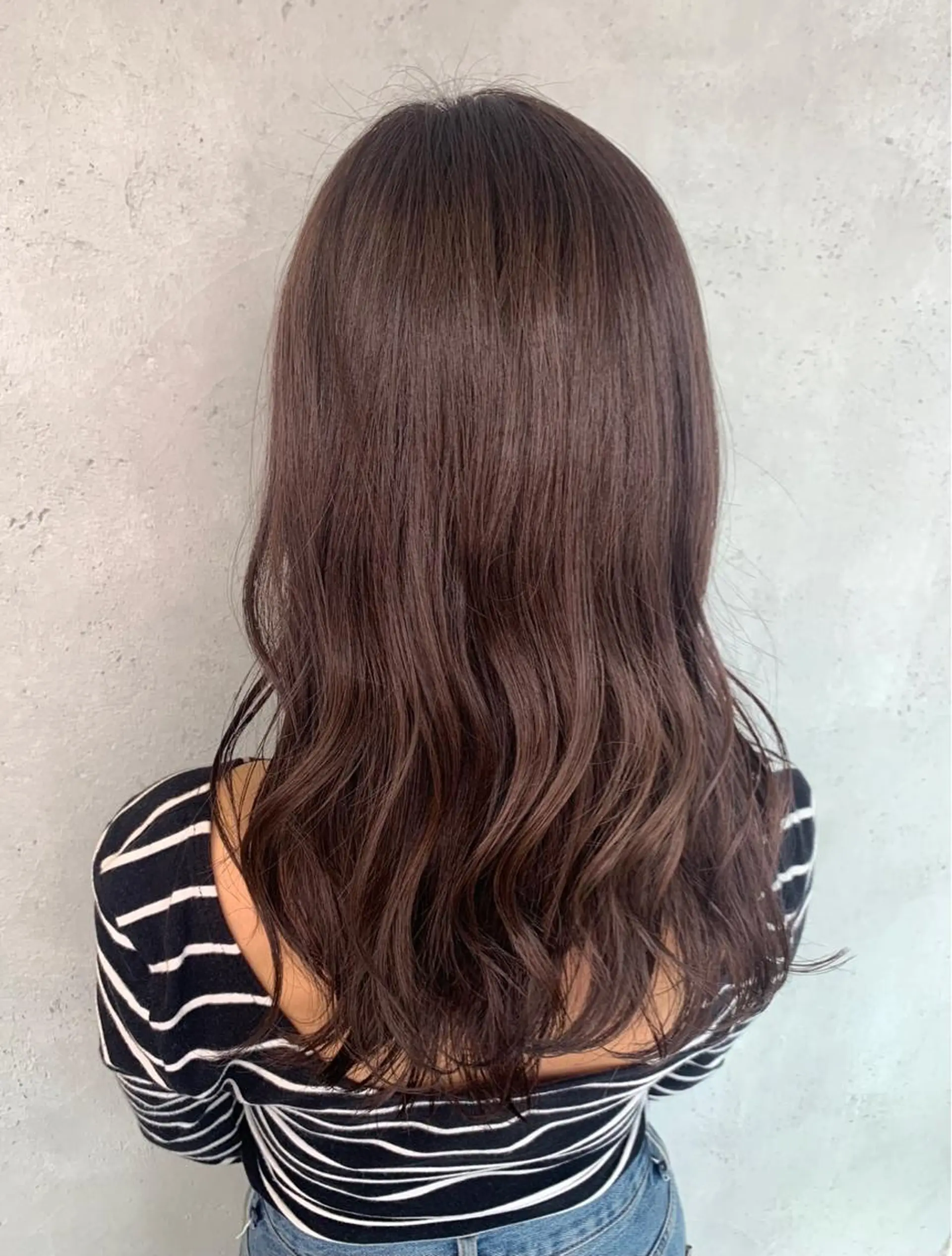 セミロング 透明感カラー💎 AYAのヘアスタイル