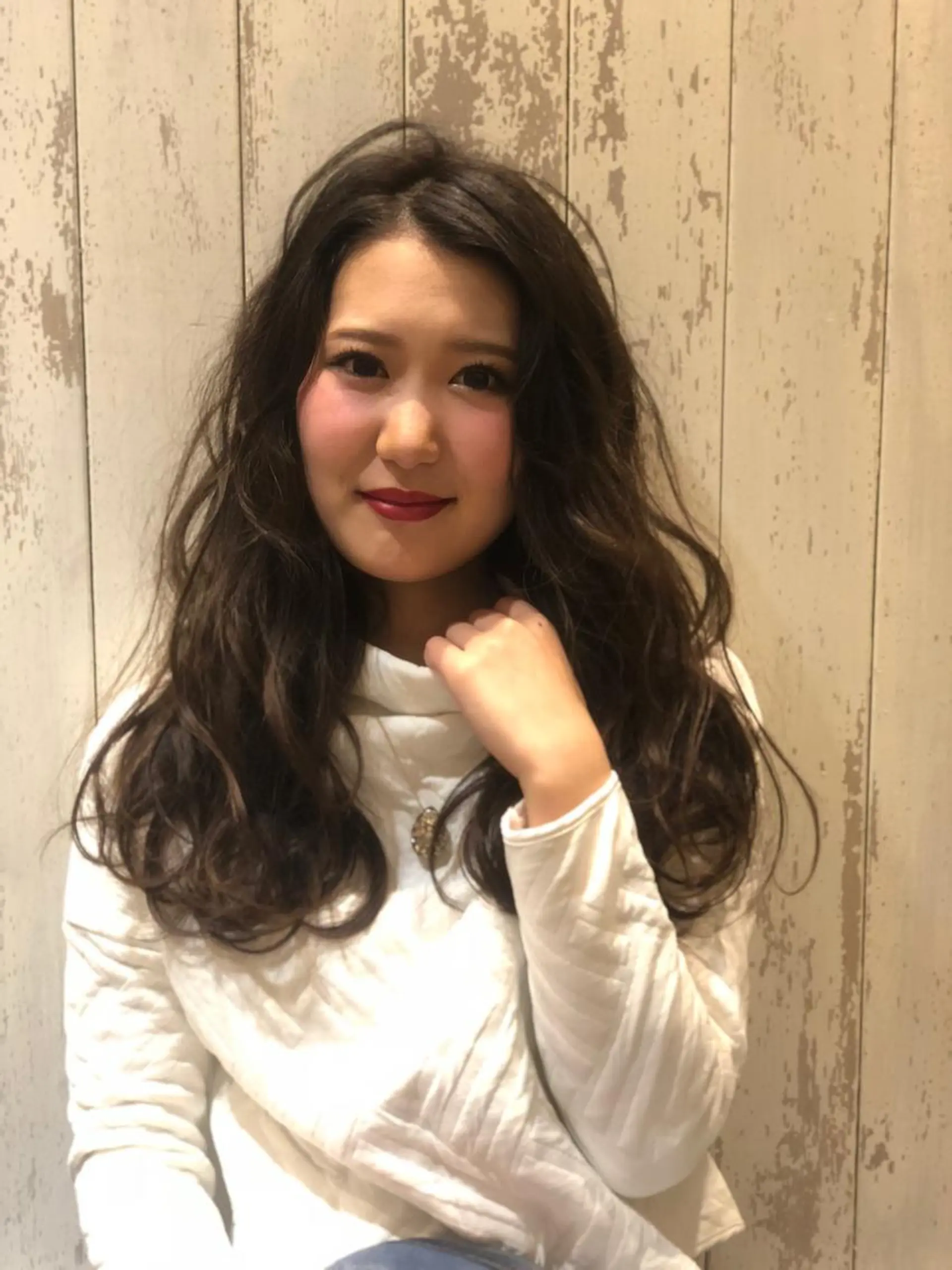 セミロング カット ヘアカラー ⭐️店長　藤野 正博⭐️のヘアスタイル