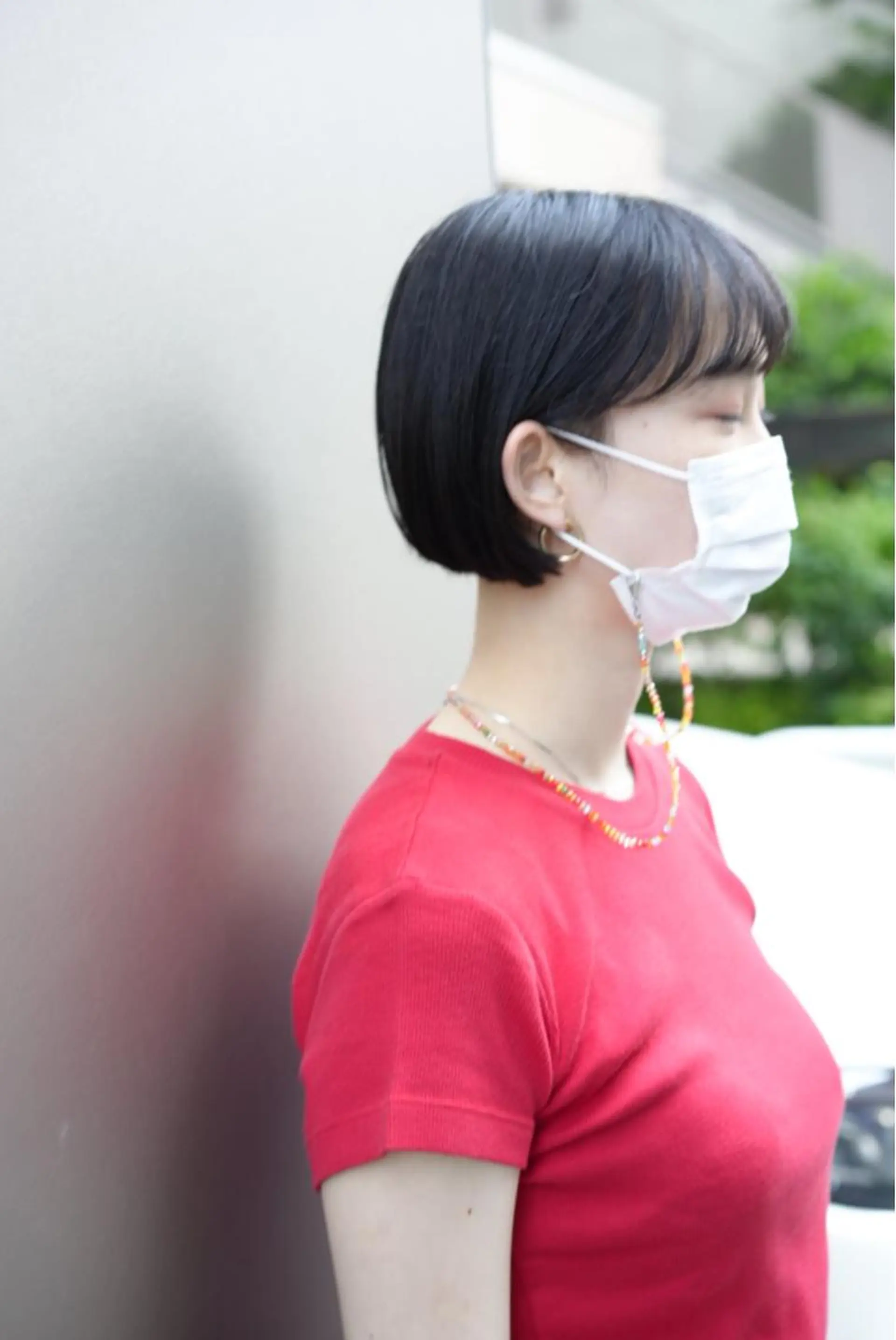 ショート カラー ボブパーマコテ巻き風 パーマNo1深江秀平のヘアスタイル