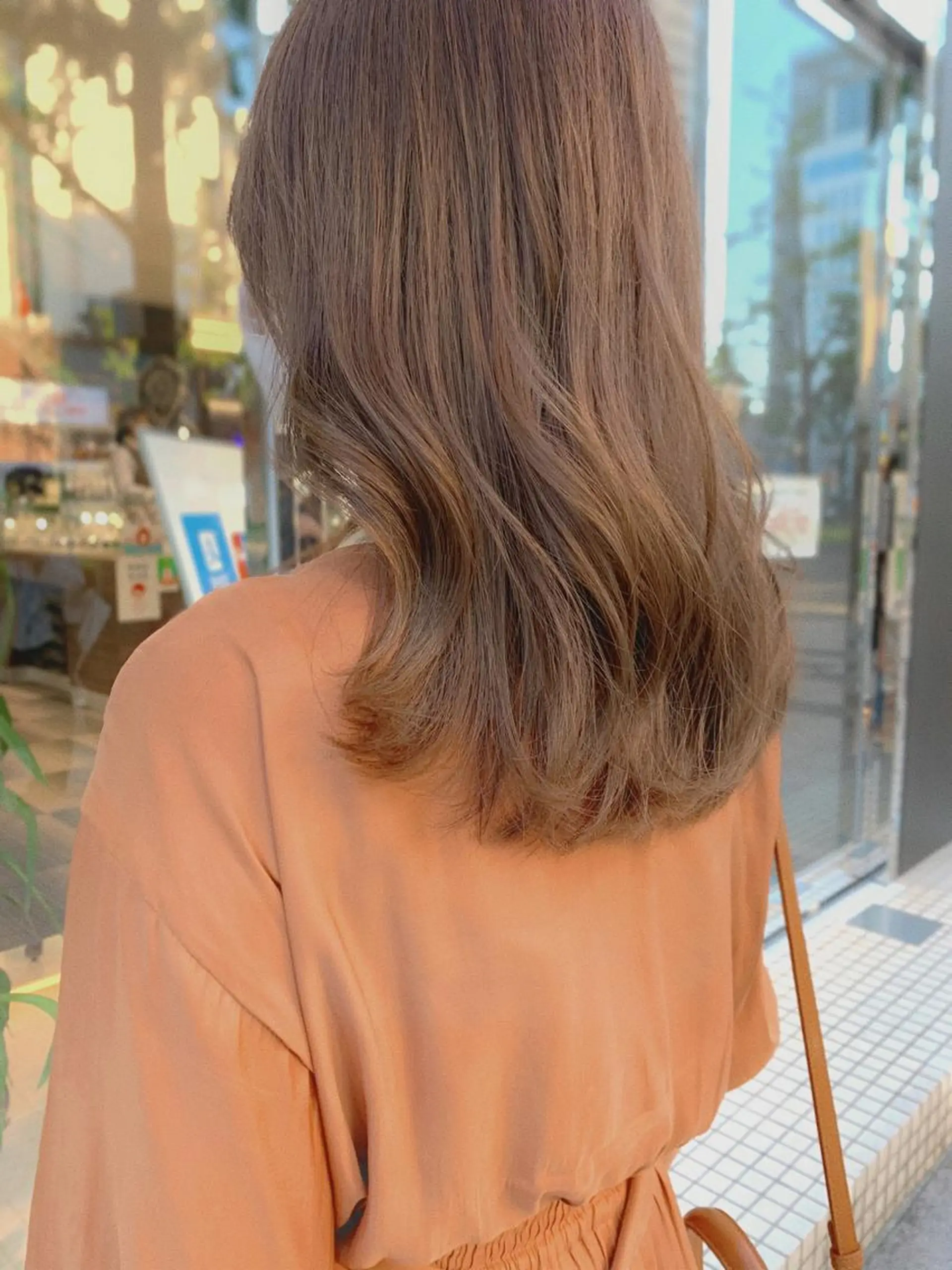 ミディアム カラー ひらやま りょういちのヘアスタイル