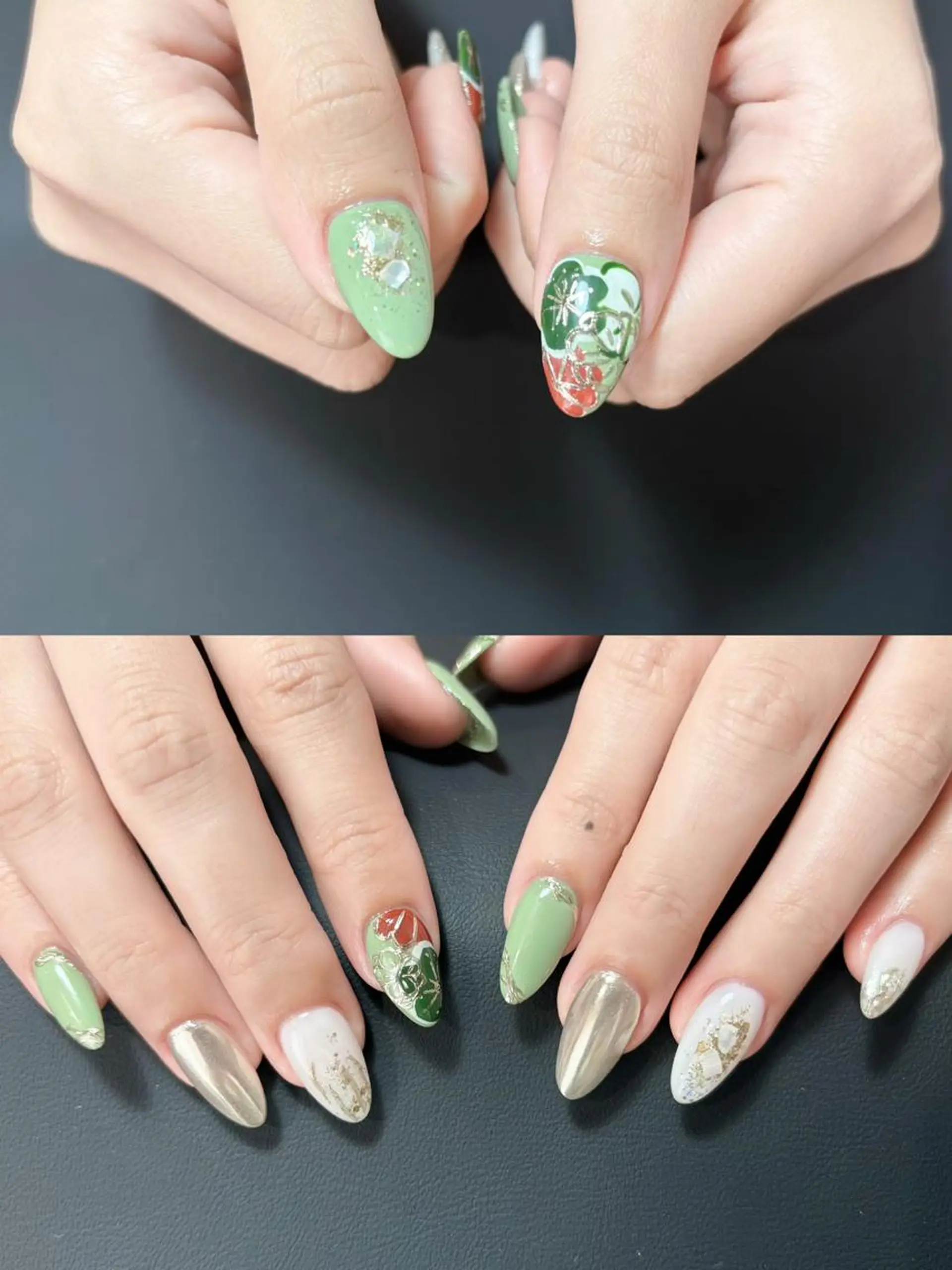 ネイル フットネイル フレンチネイル ジェルネイル ガラスフレンチ 韓国ネイル Morise BOBOのネイルデザイン