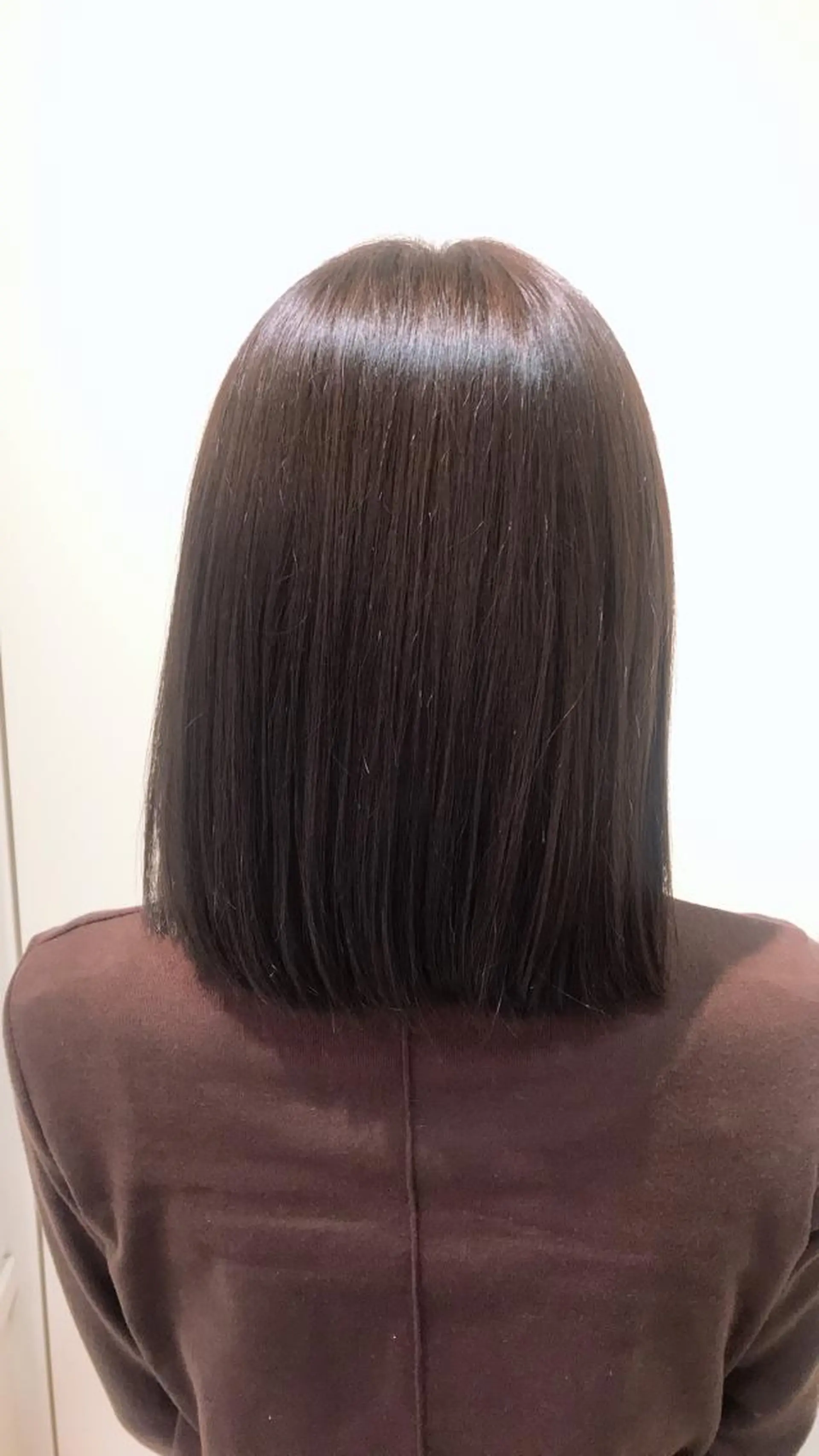 ミディアム 艶髪✨髪質改善カラー 楠本浩子のヘアスタイル